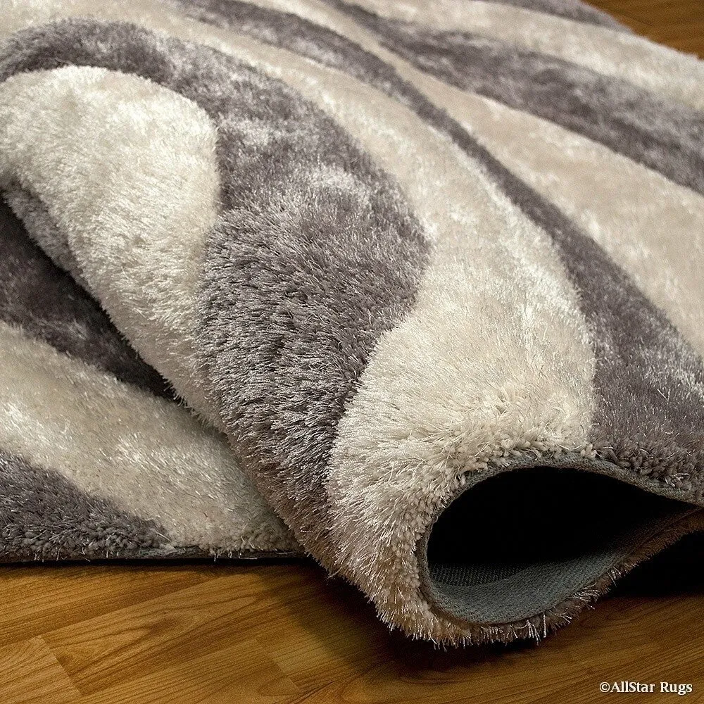 Allstar Modern 3D Swirl Design Rug