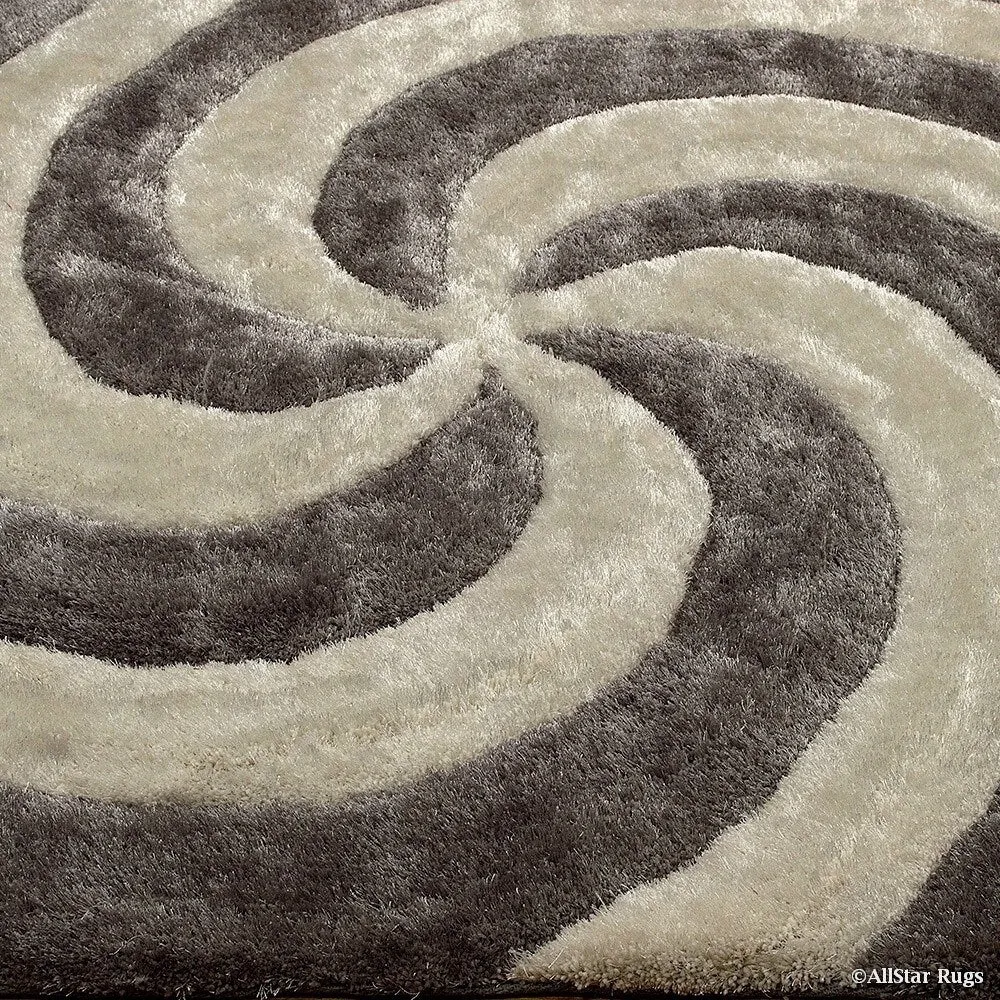 Allstar Modern 3D Swirl Design Rug