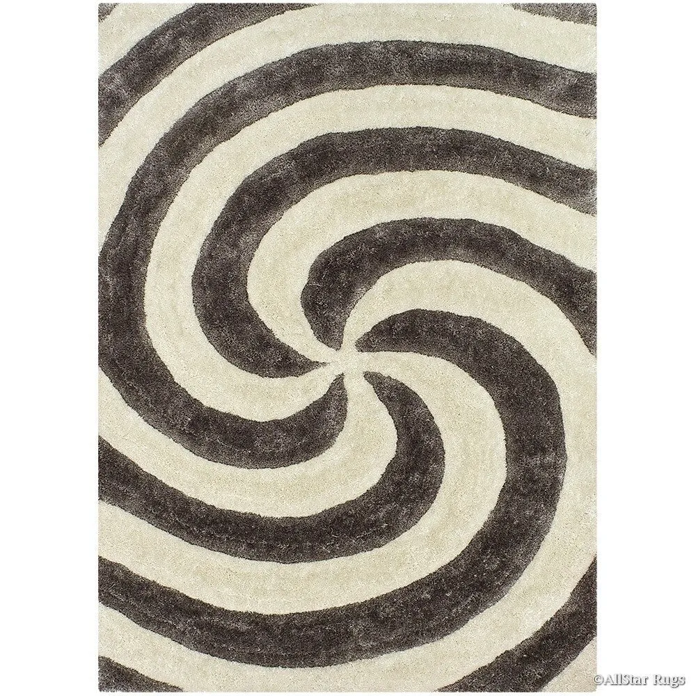 Allstar Modern 3D Swirl Design Rug