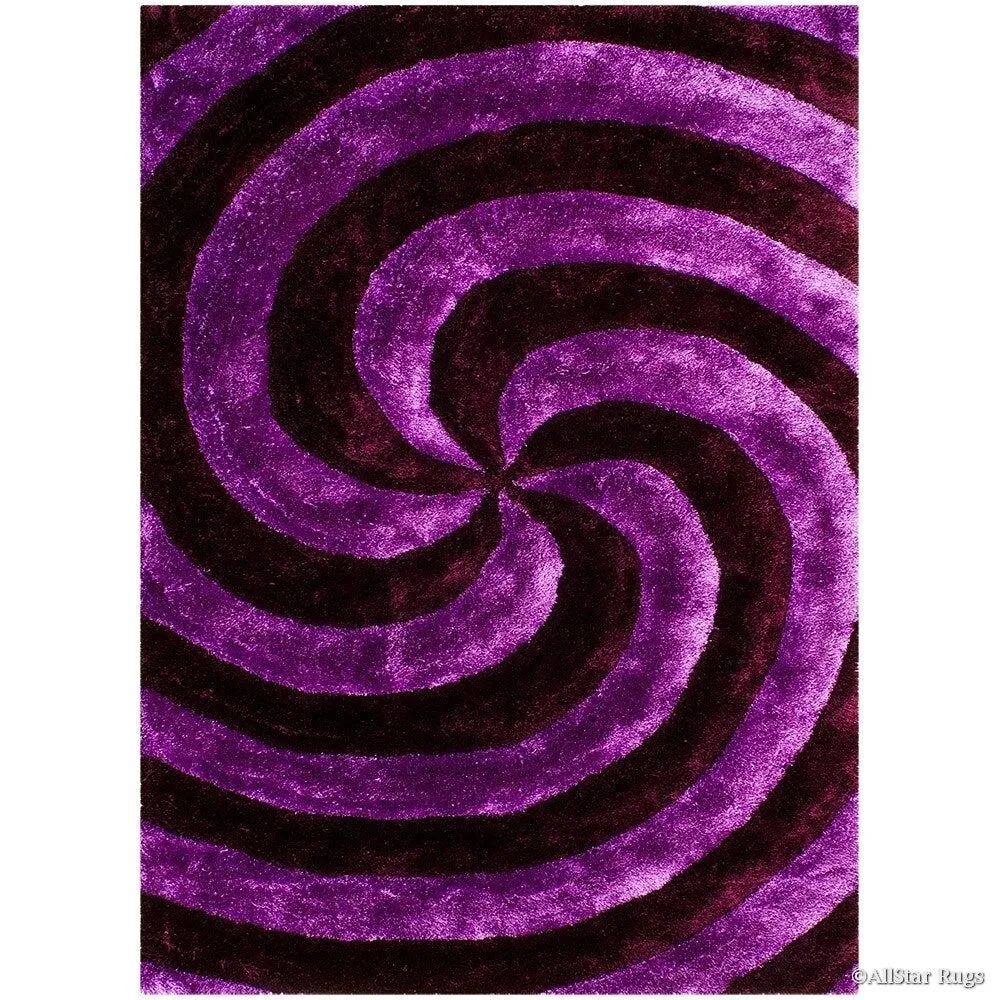 Allstar Modern 3D Swirl Design Rug