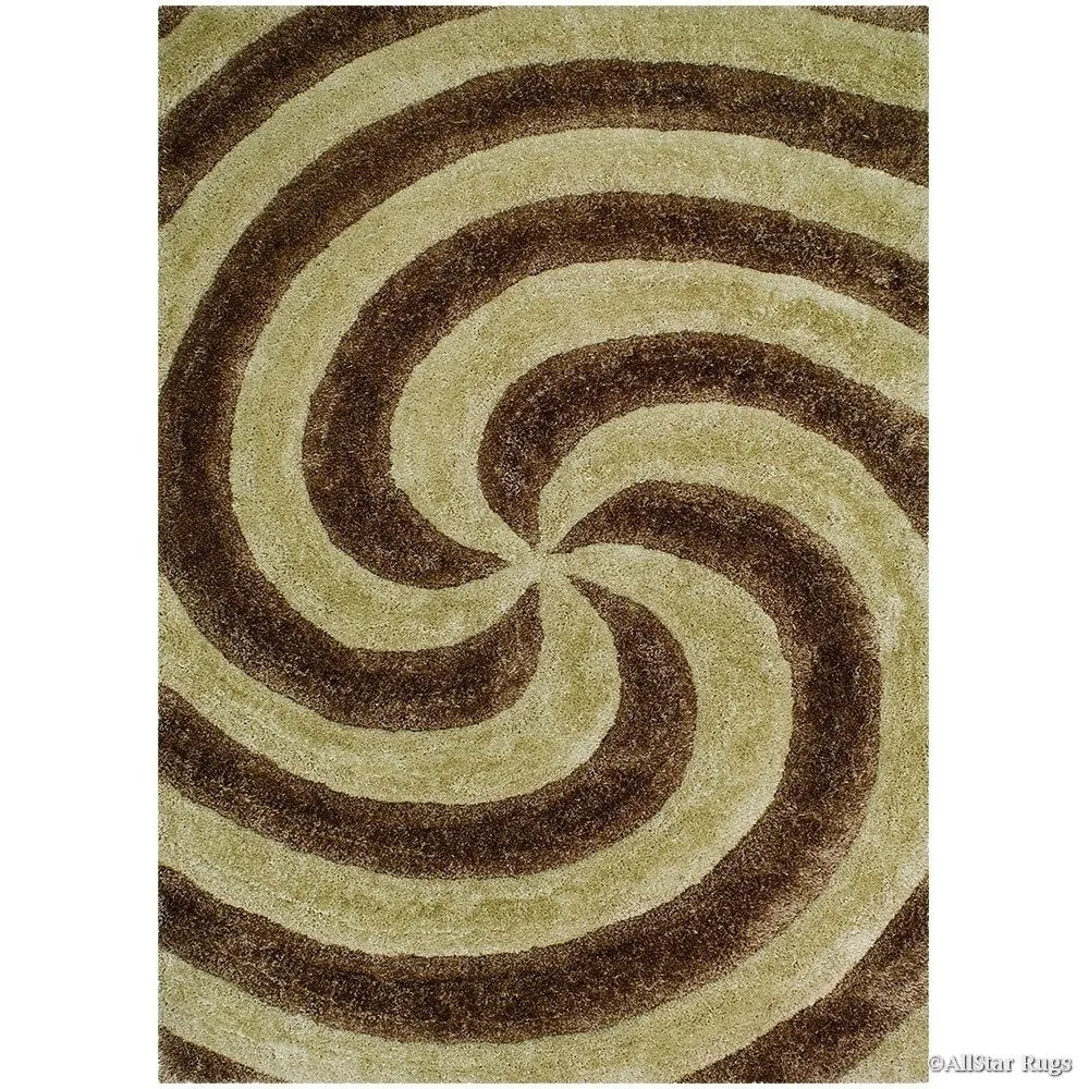 Allstar Modern 3D Swirl Design Rug