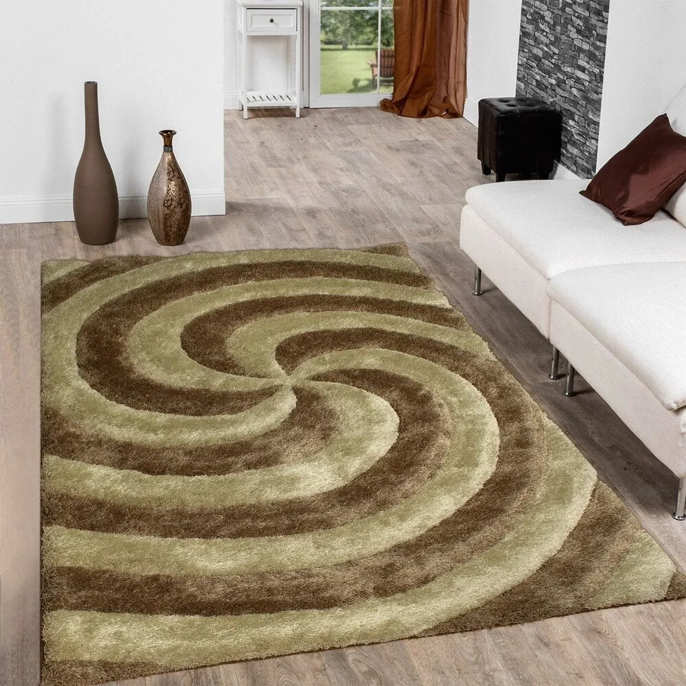 Allstar Modern 3D Swirl Design Rug