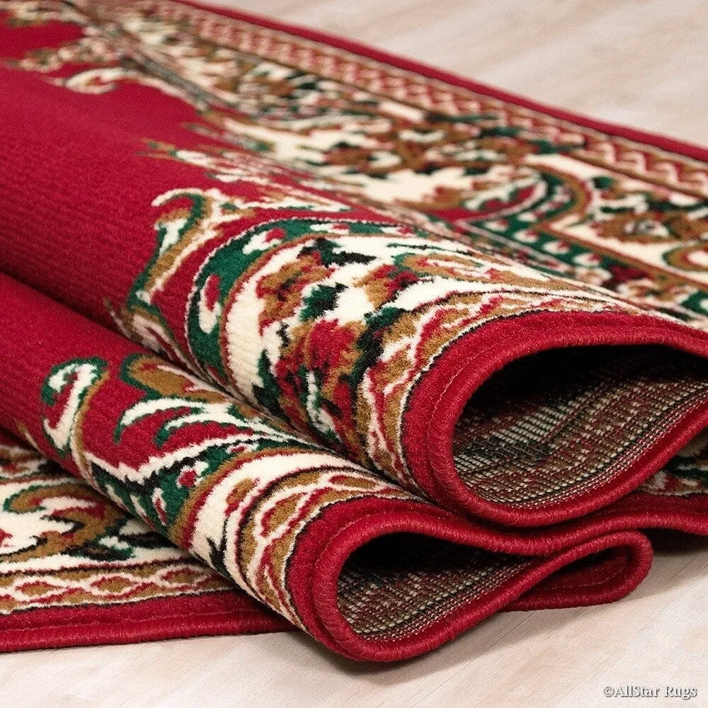 Allstar Woven Traditional Persian Floral Design Rug