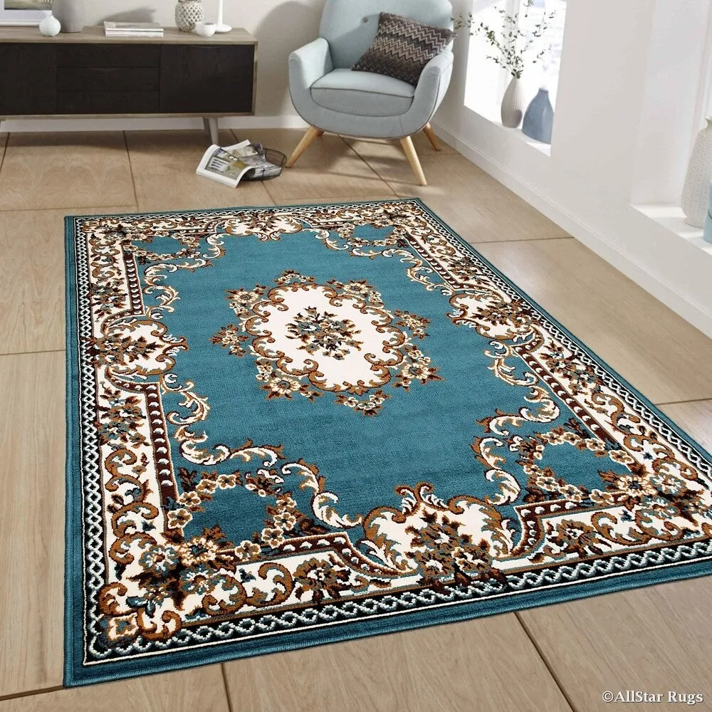 Allstar Woven Traditional Persian Floral Design Rug
