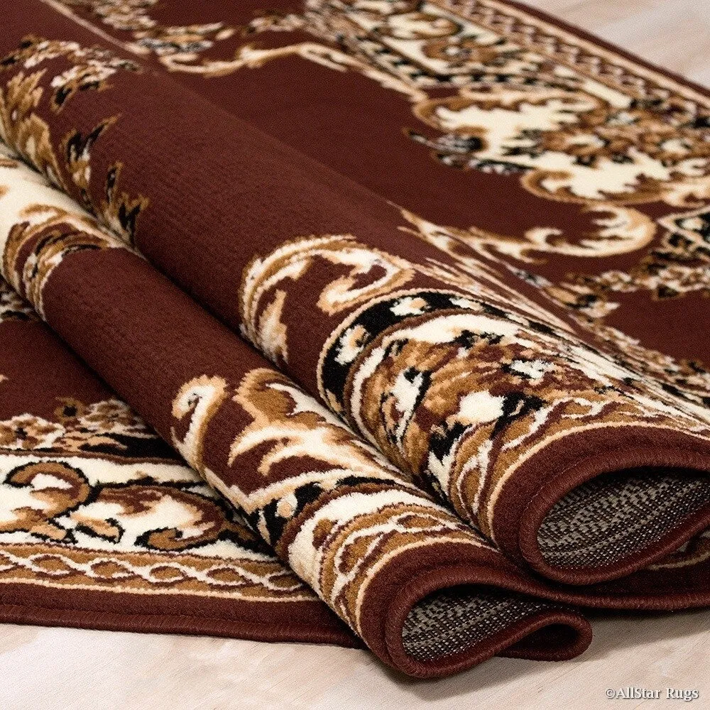 Allstar Woven Traditional Persian Floral Design Rug