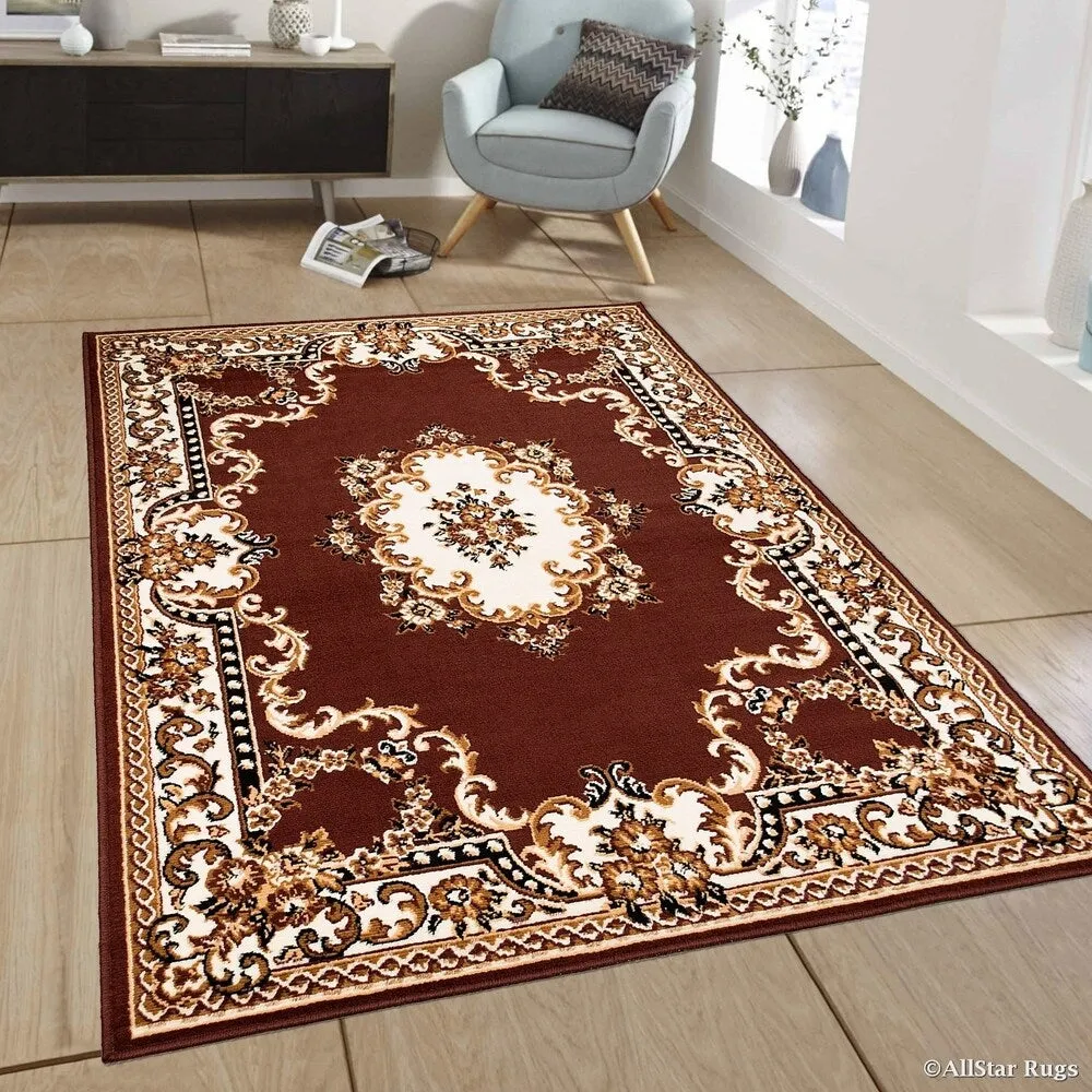 Allstar Woven Traditional Persian Floral Design Rug