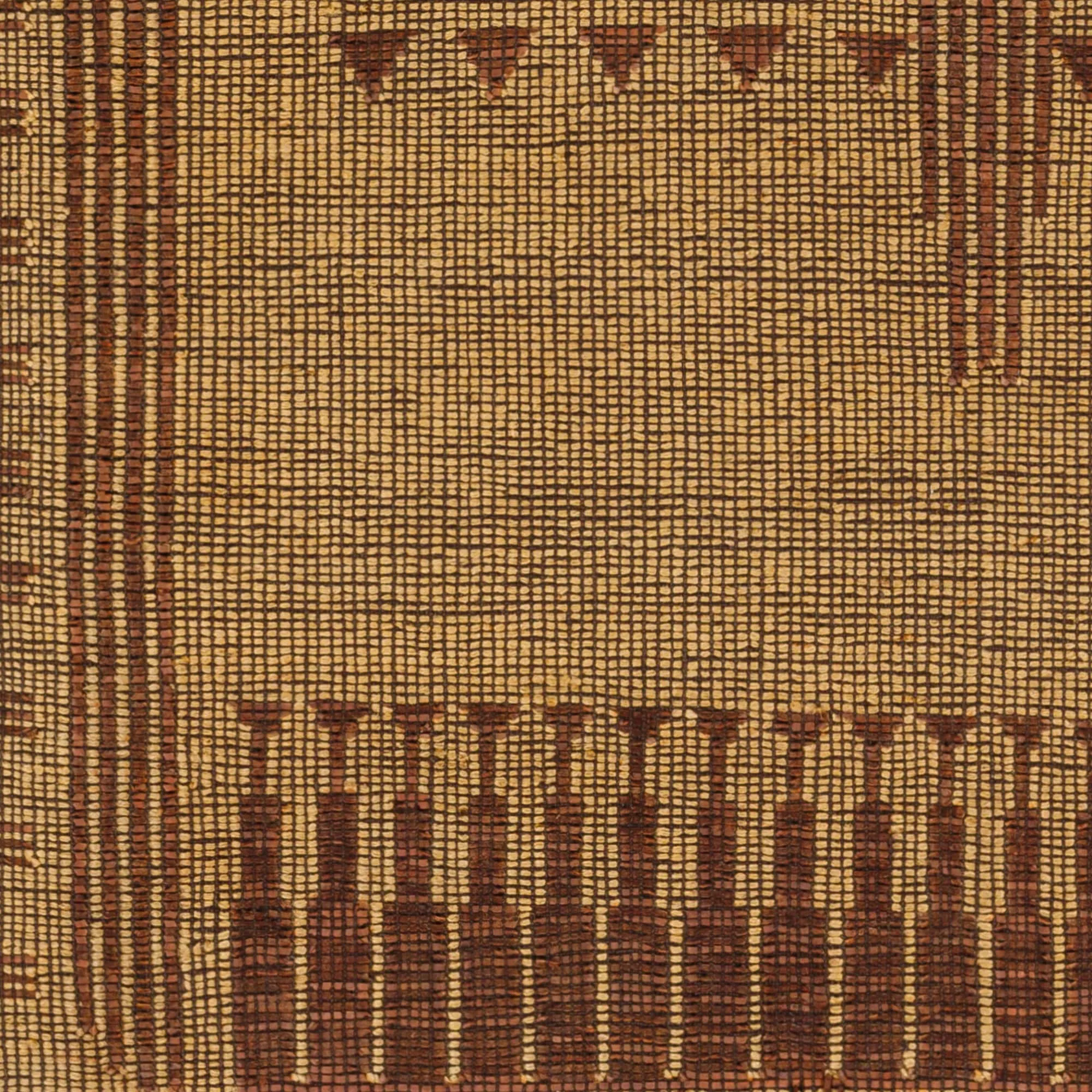 Amavida Handmade Jute & Leather Global Area Rug