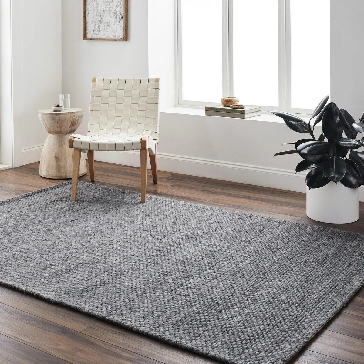 Andrew Modern Solid Area Rug