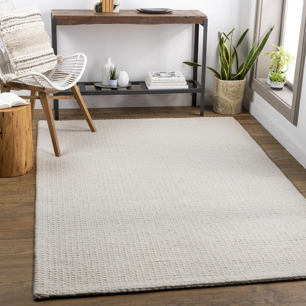 Andrew Modern Solid Area Rug