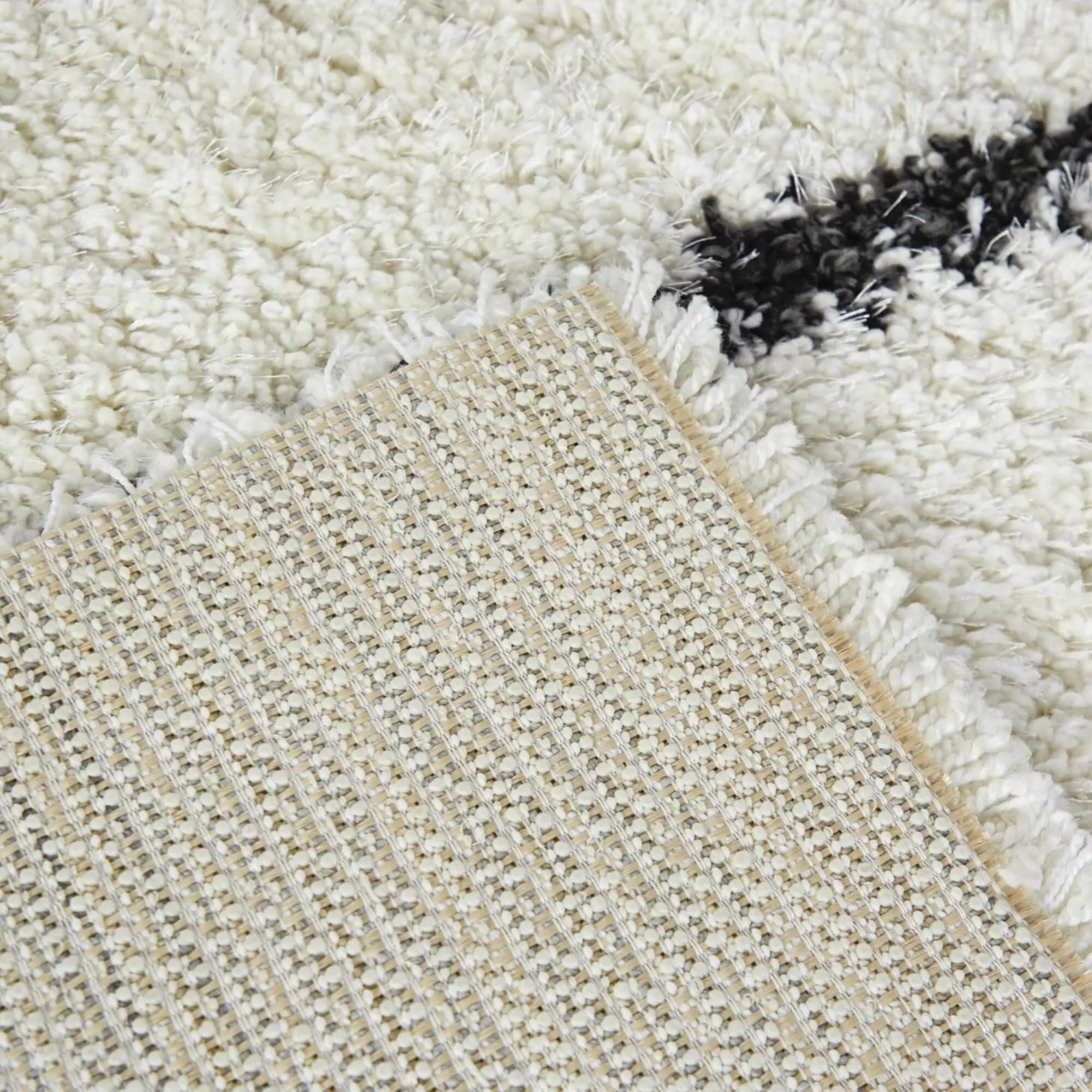 Anton Modern Abstract Shag Area Rug