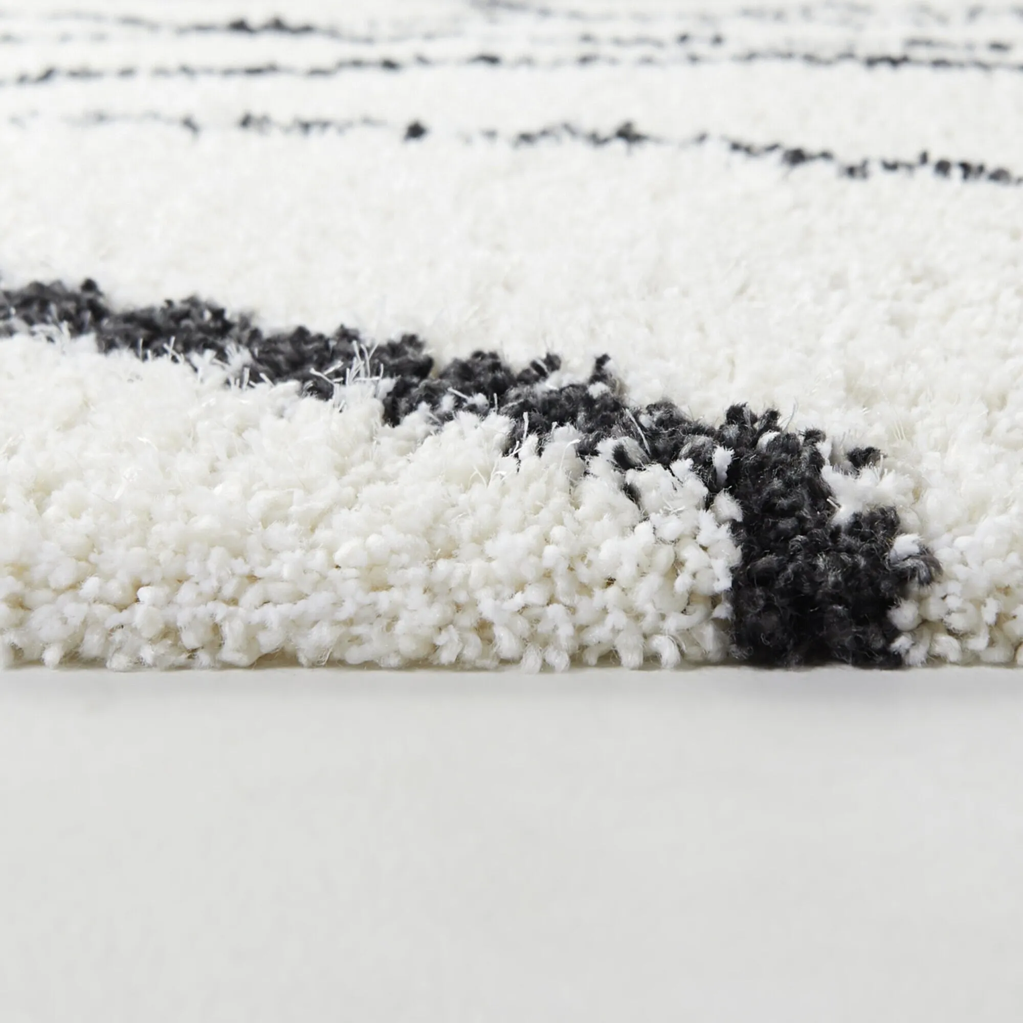 Anton Modern Abstract Shag Area Rug