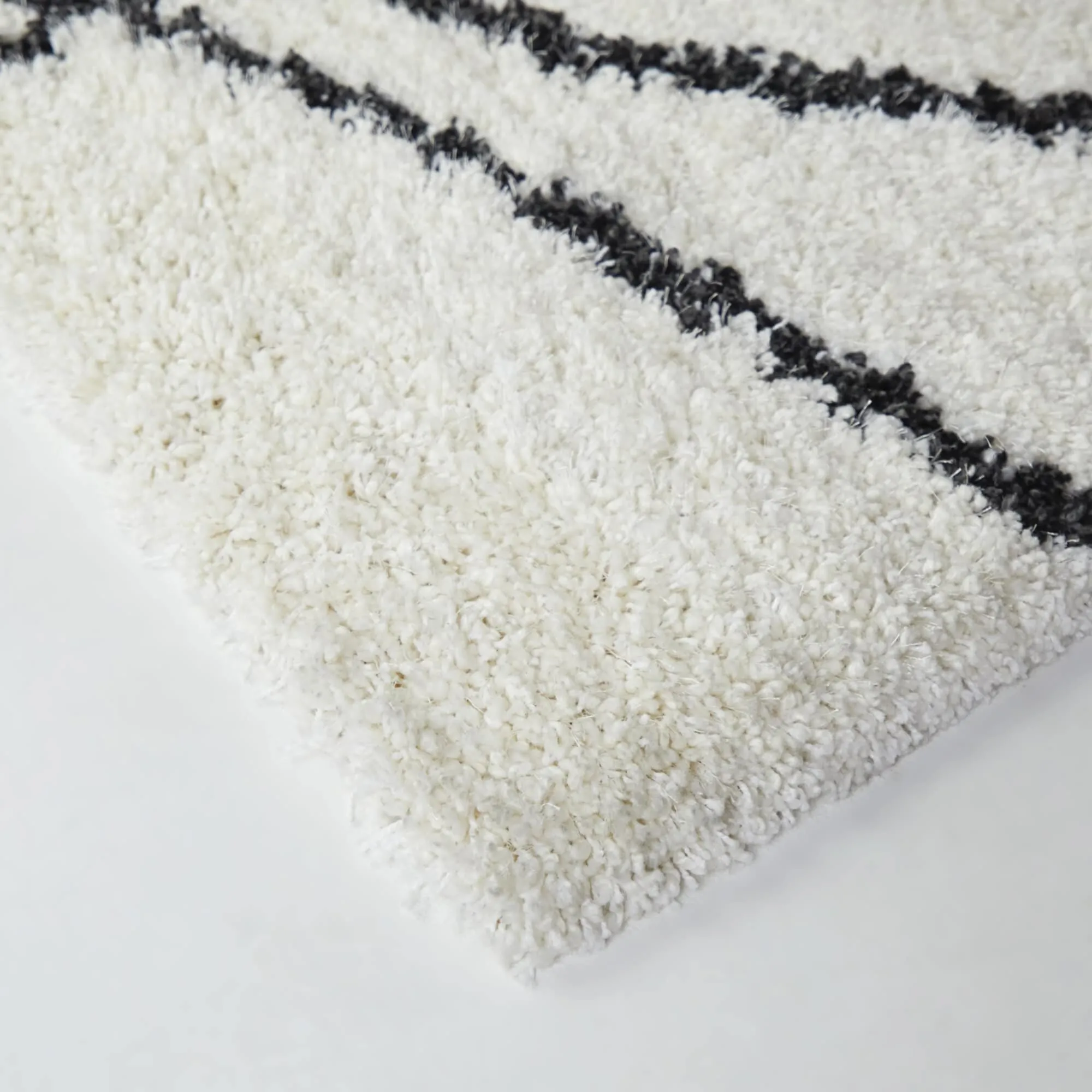 Anton Modern Abstract Shag Area Rug