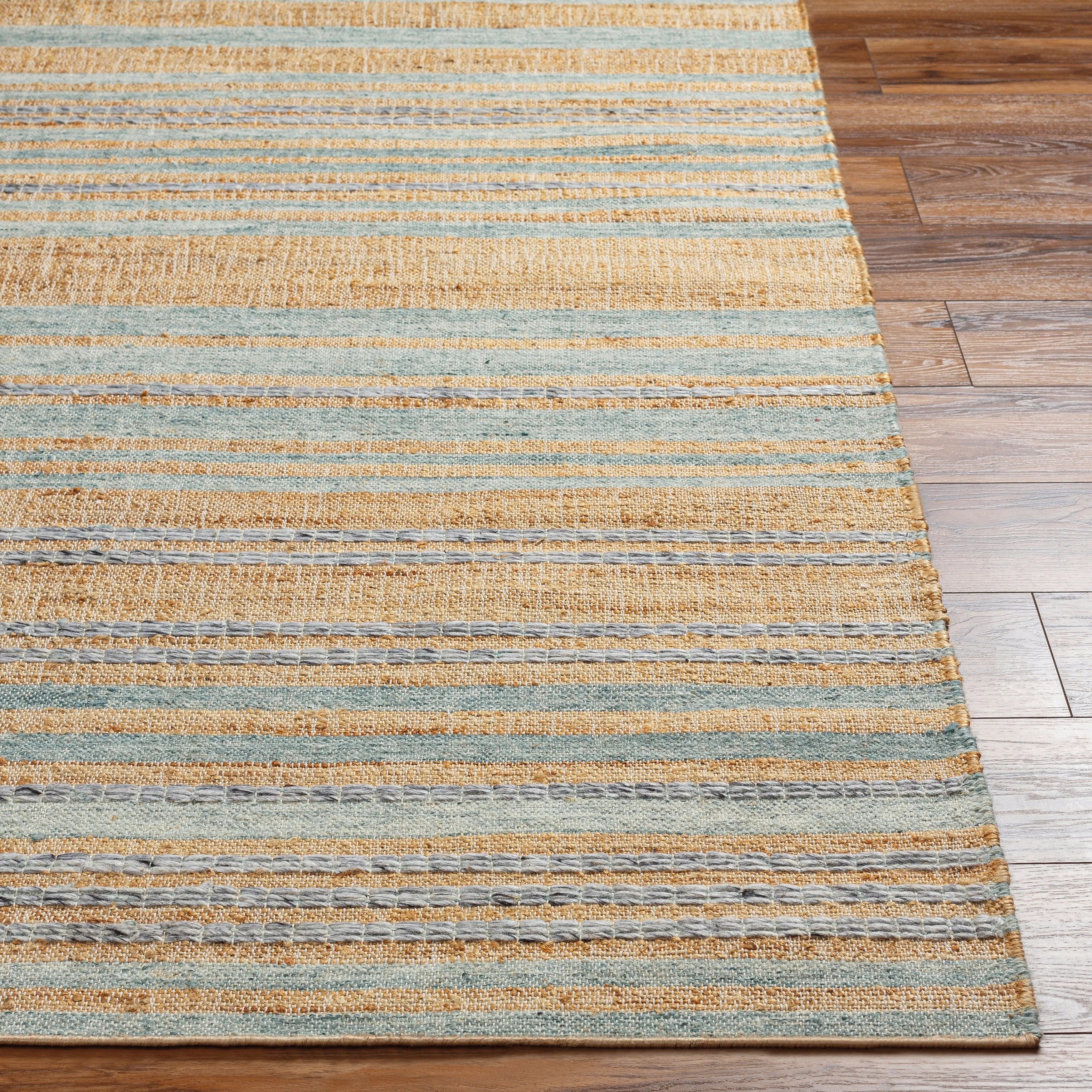 Artistic Weavers Alice Bohemian Striped Wool & Jute Area Rug