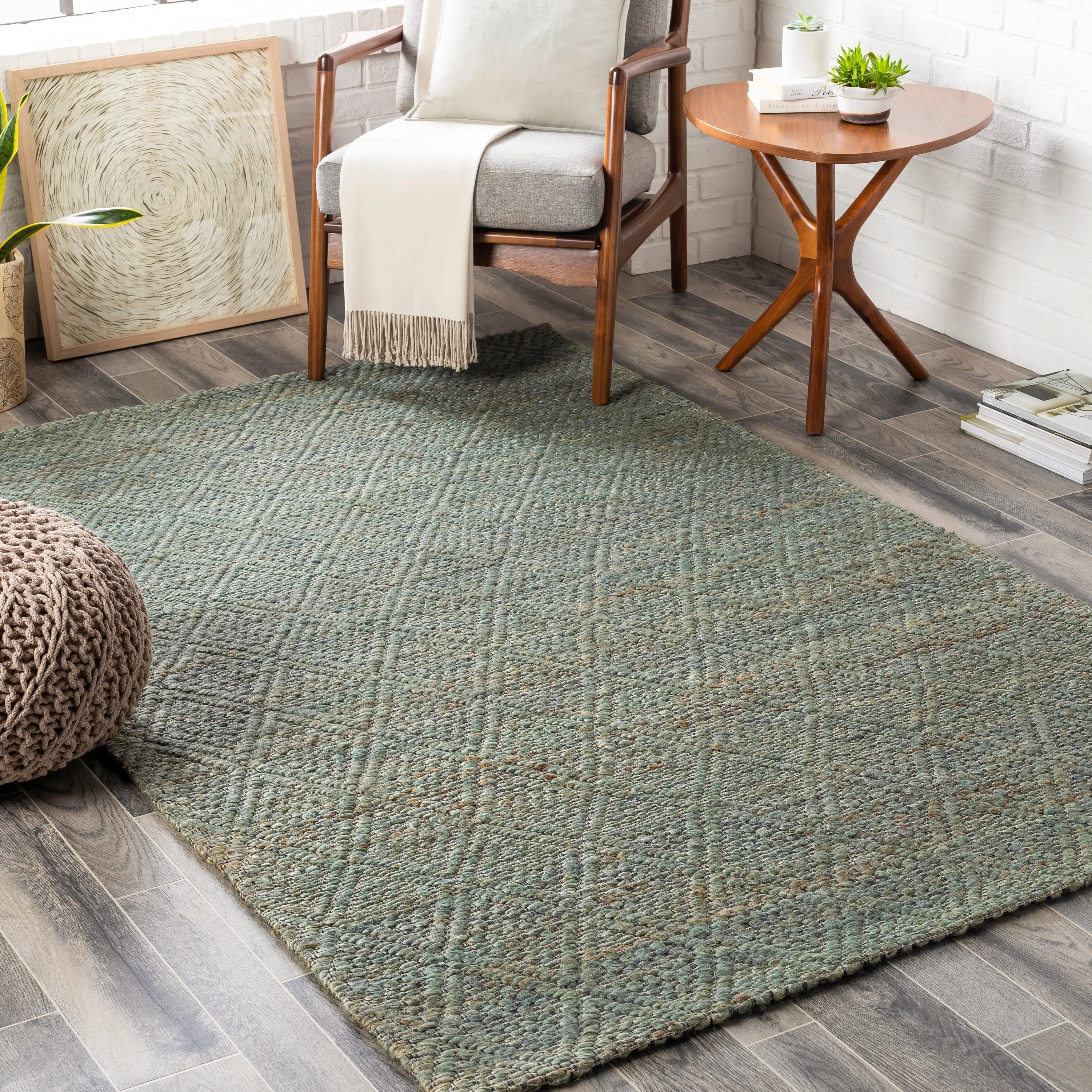 Artistic Weavers Barrow Diamond Bohemian Jute Area Rug