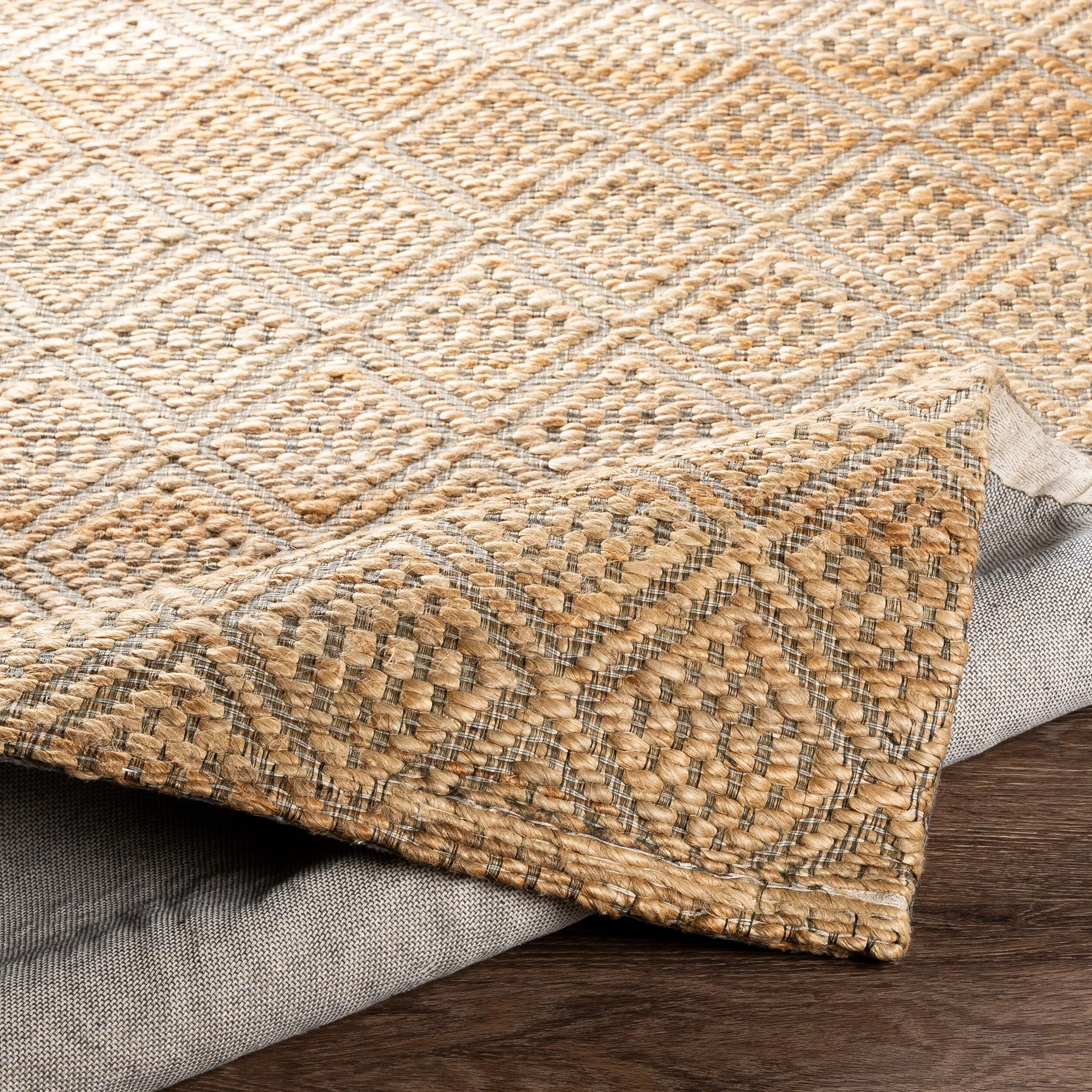 Artistic Weavers Barrow Diamond Bohemian Jute Area Rug