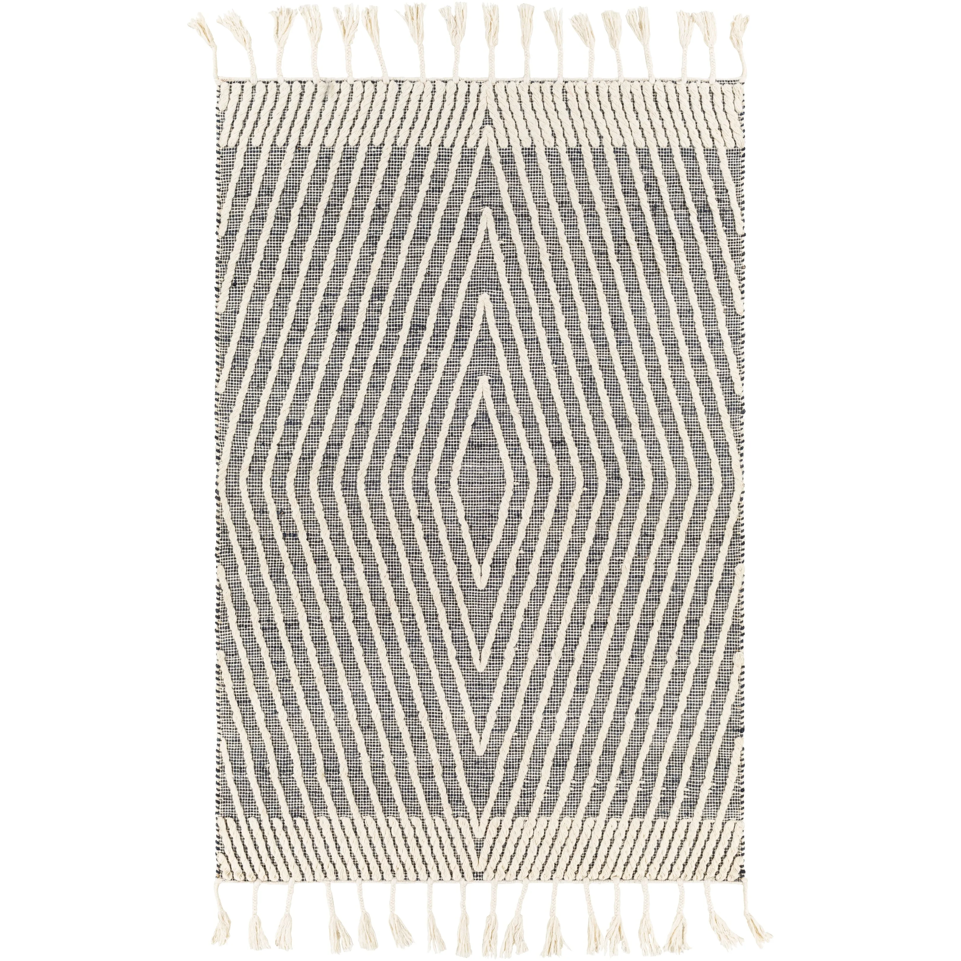 Artistic Weavers Keefe Boho Geometric Wool & Jute Area Rug