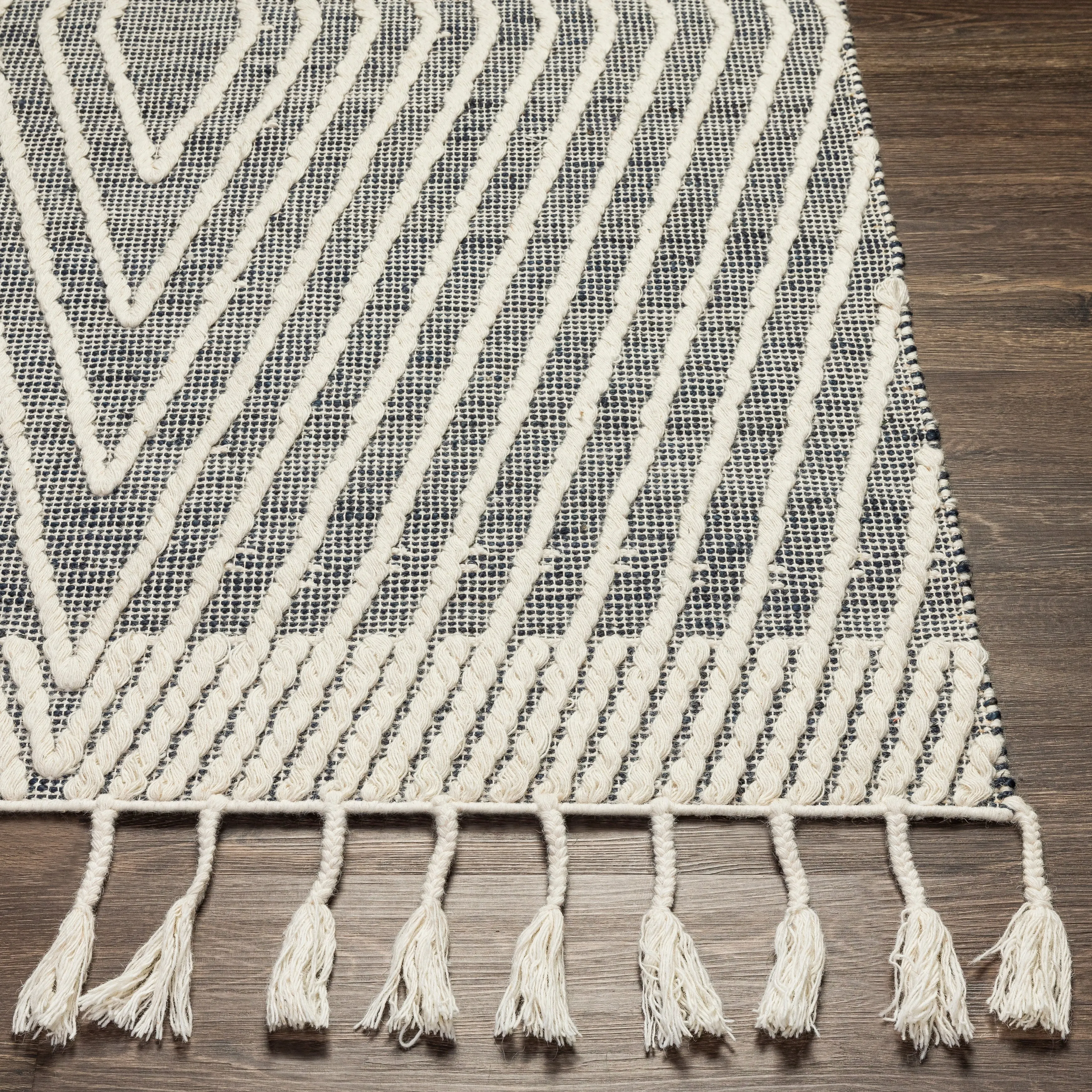 Artistic Weavers Keefe Boho Geometric Wool & Jute Area Rug