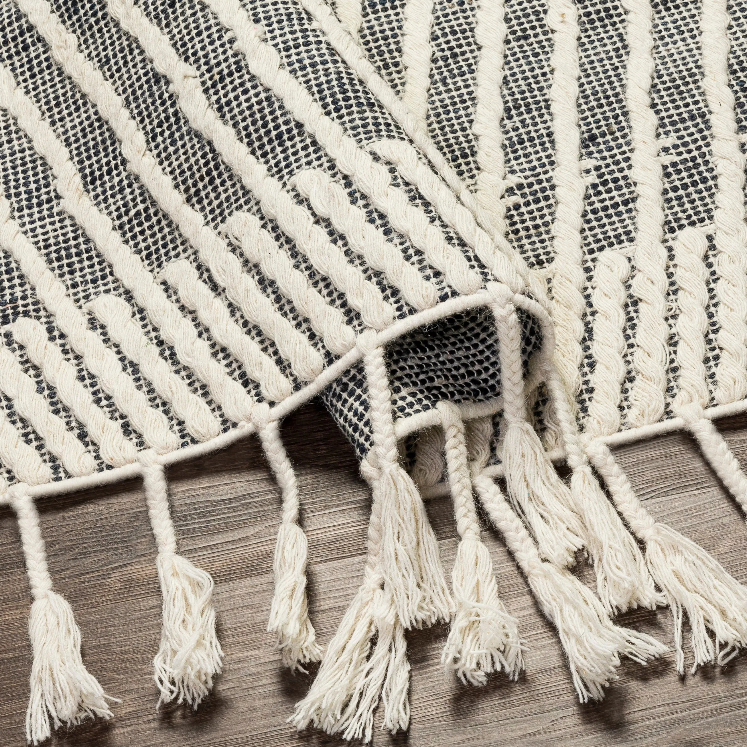 Artistic Weavers Keefe Boho Geometric Wool & Jute Area Rug