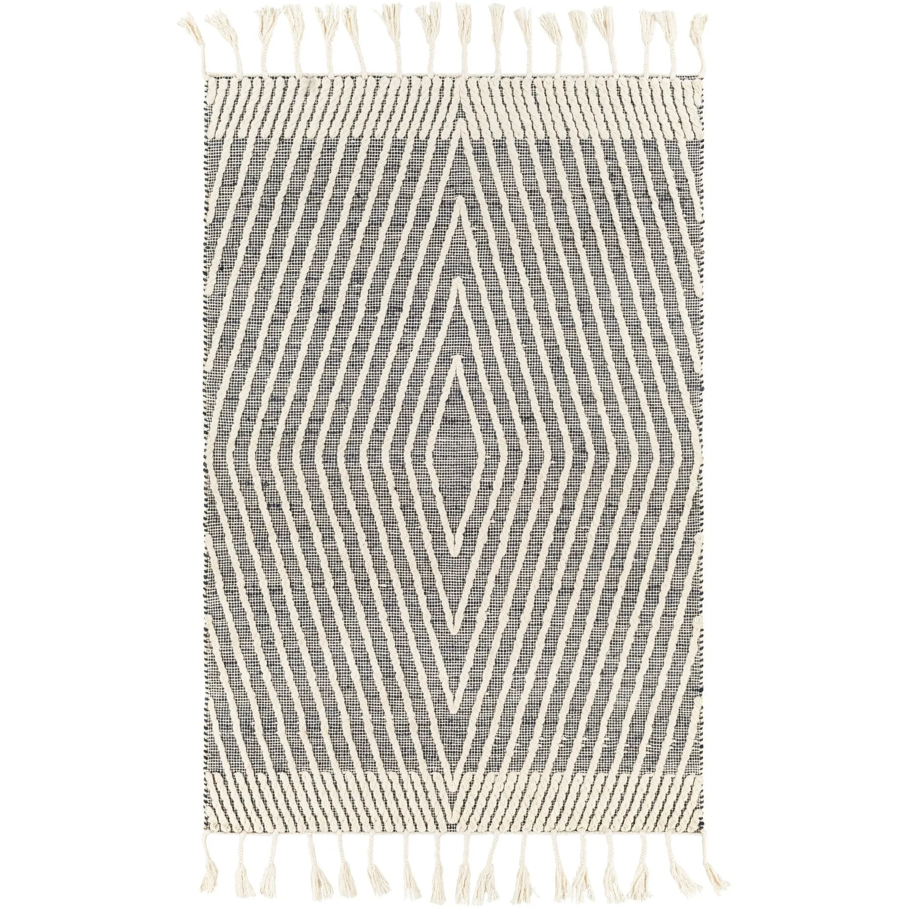 Artistic Weavers Keefe Boho Geometric Wool & Jute Area Rug