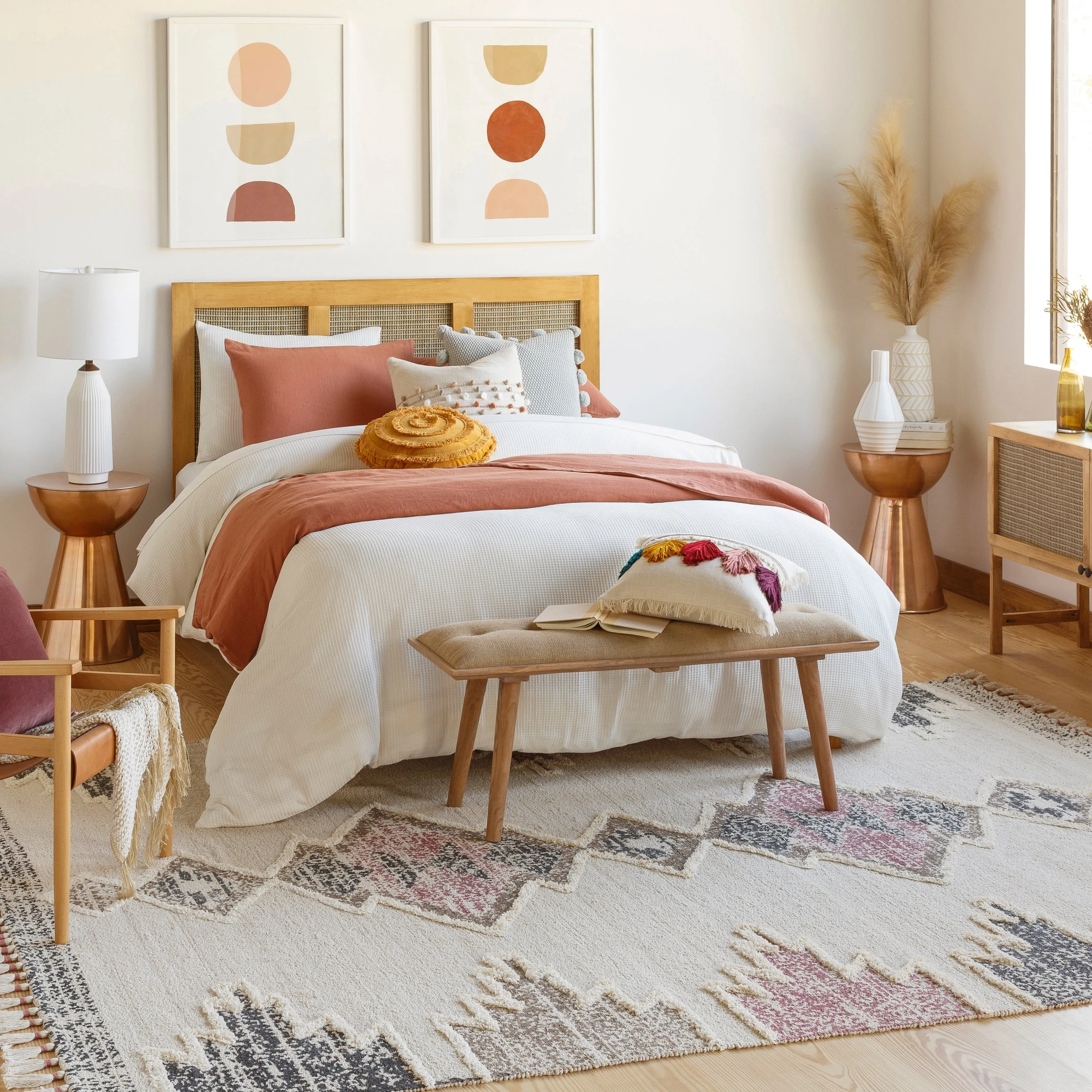 Artistic Weavers Zora Handmade Global Cotton/Jute Area Rug