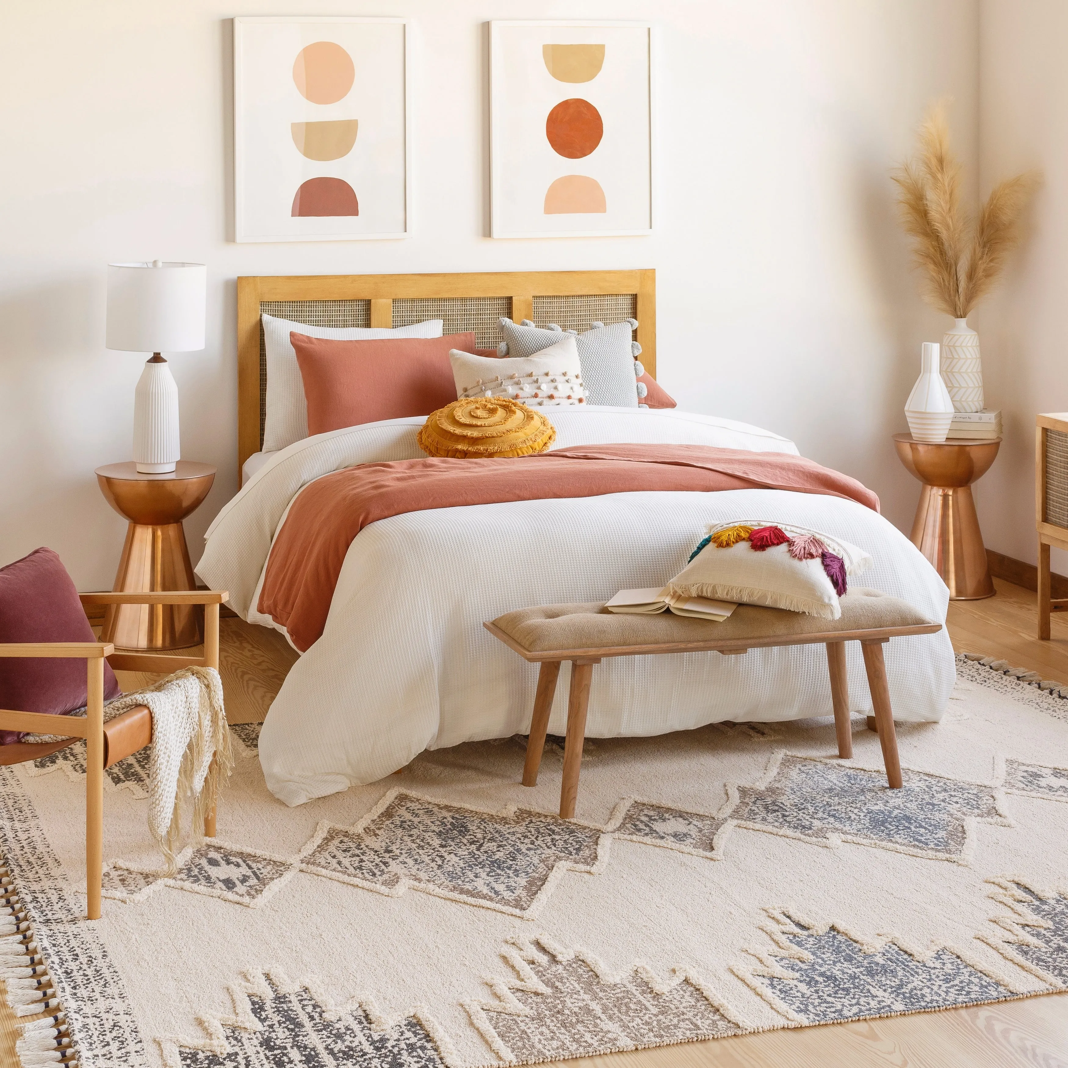 Artistic Weavers Zora Handmade Global Cotton/Jute Area Rug