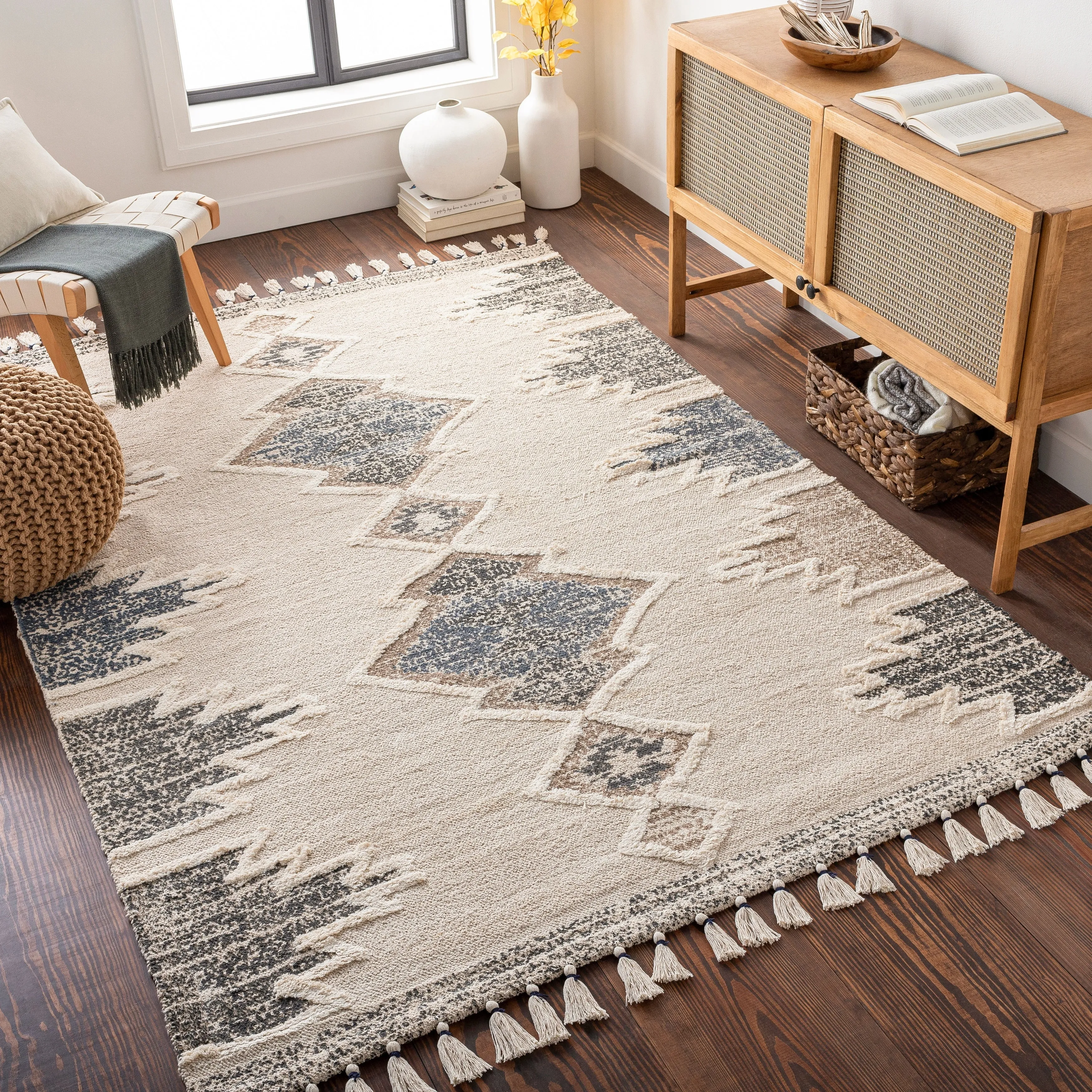 Artistic Weavers Zora Handmade Global Cotton/Jute Area Rug