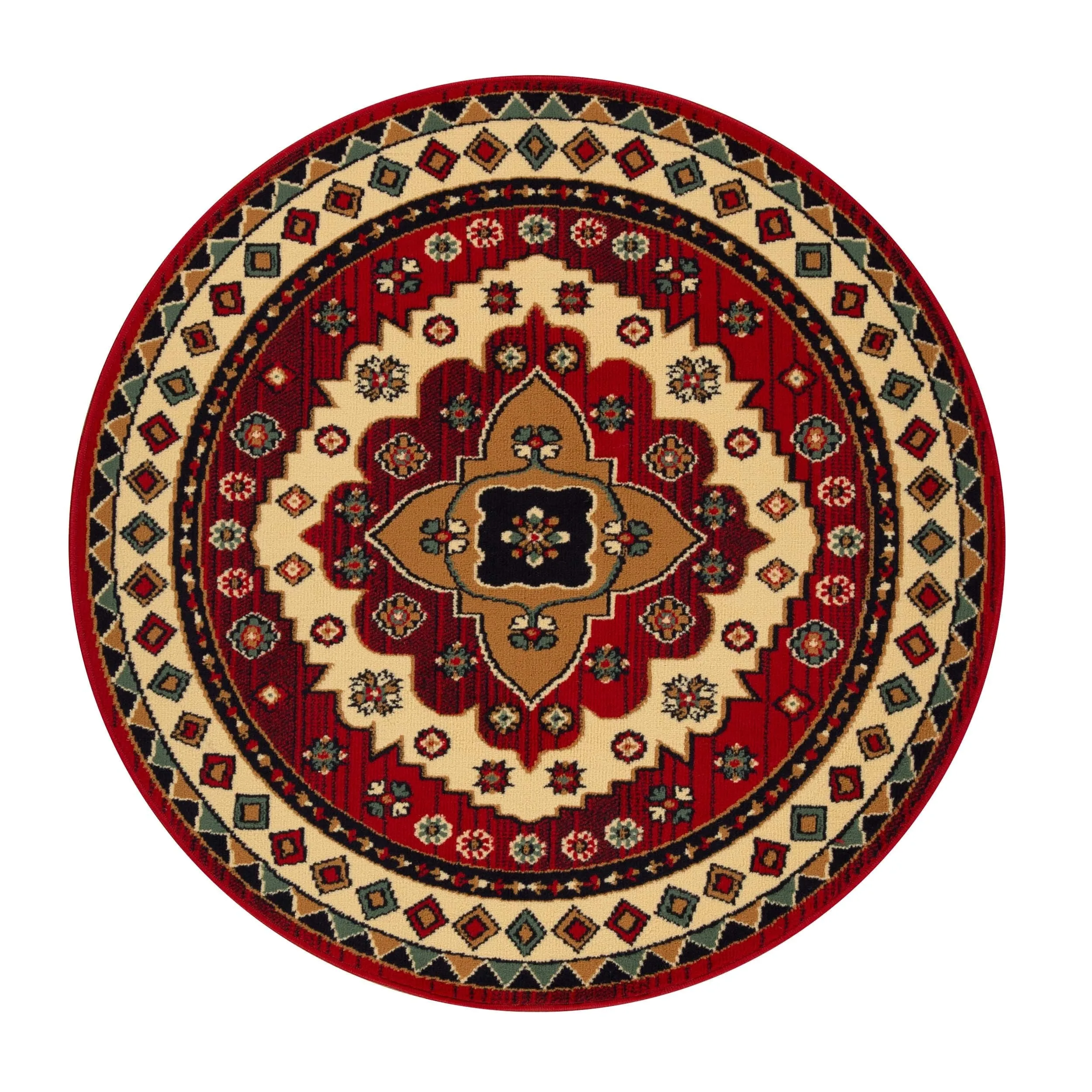 Aztec Bohemian Eclectic Style Indoor Small Area Rug by Superior