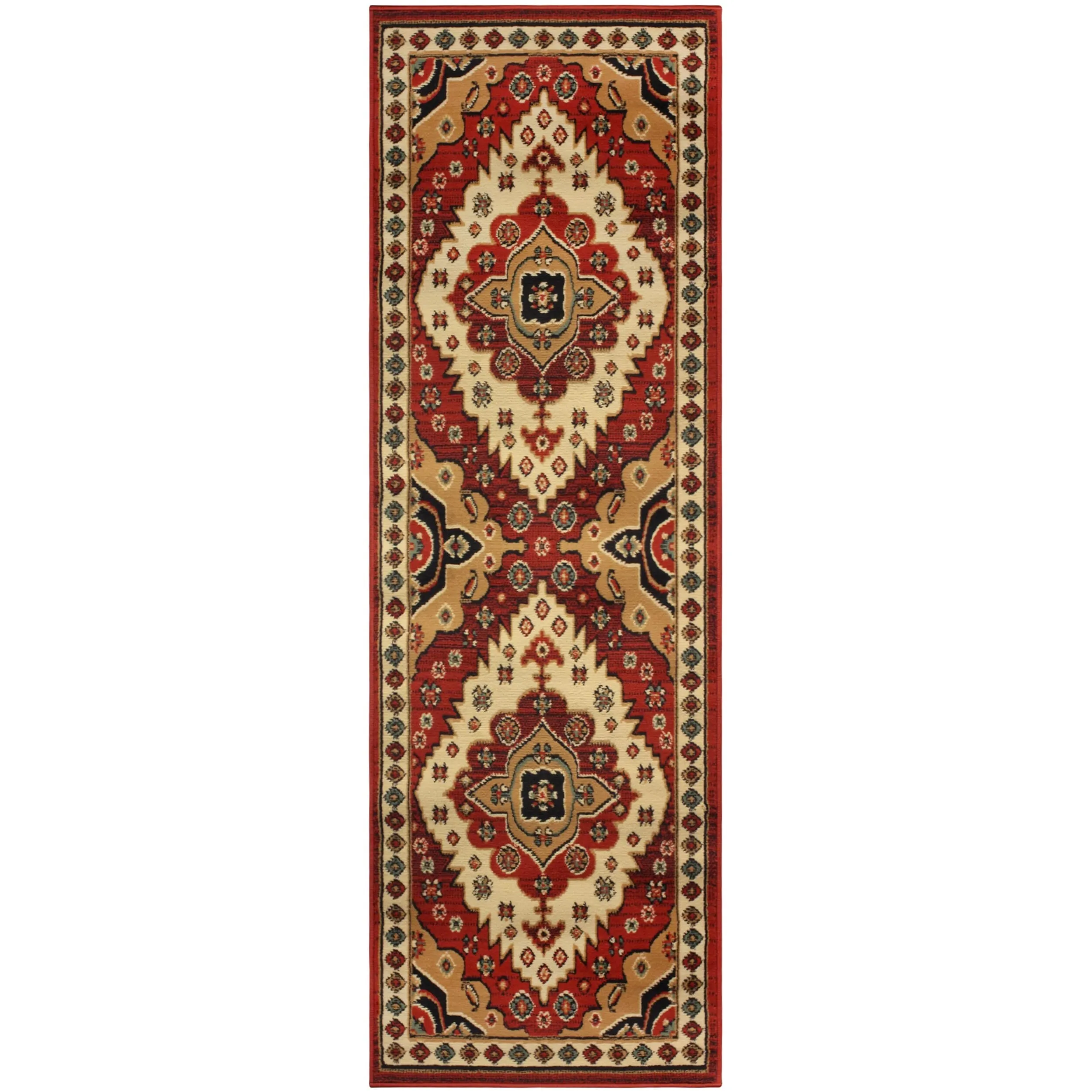 Aztec Bohemian Eclectic Style Indoor Small Area Rug by Superior