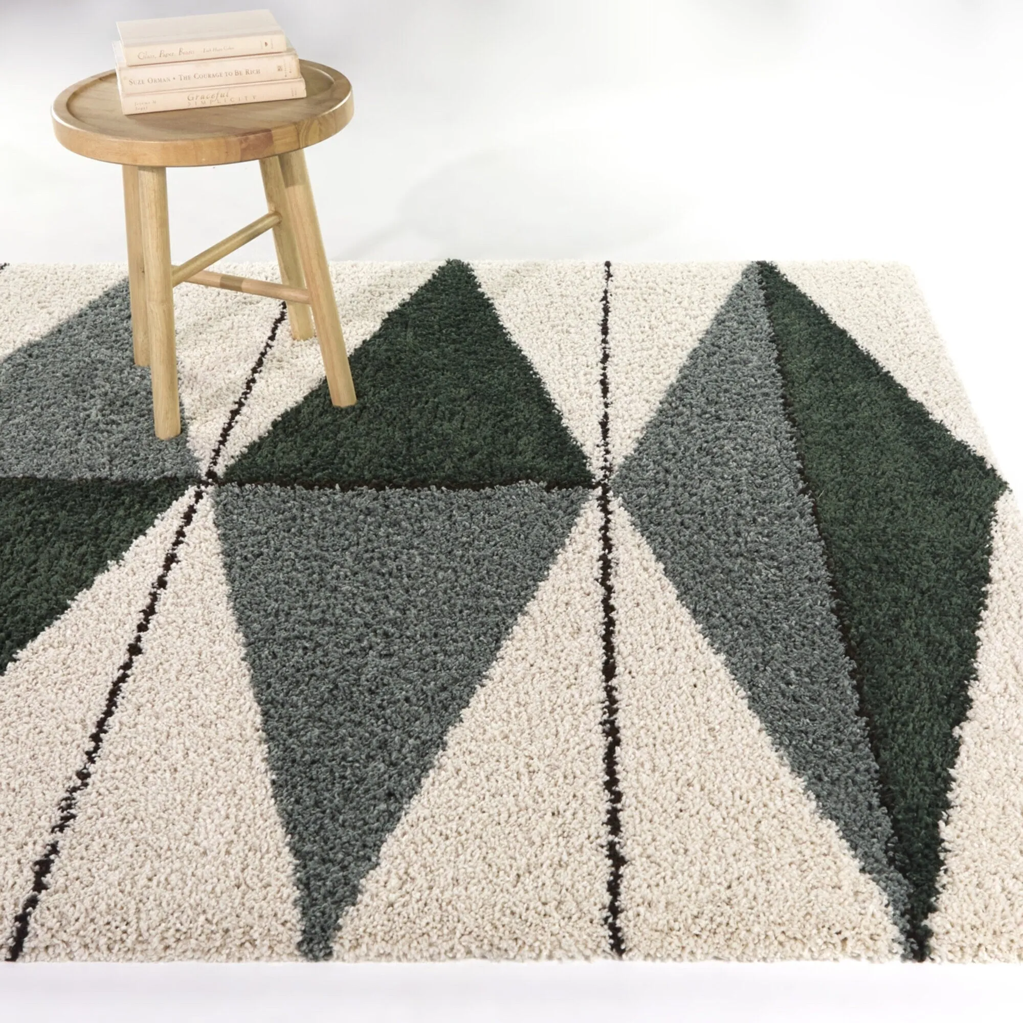 Balta Levine Modern Geometric Shag Area Rug
