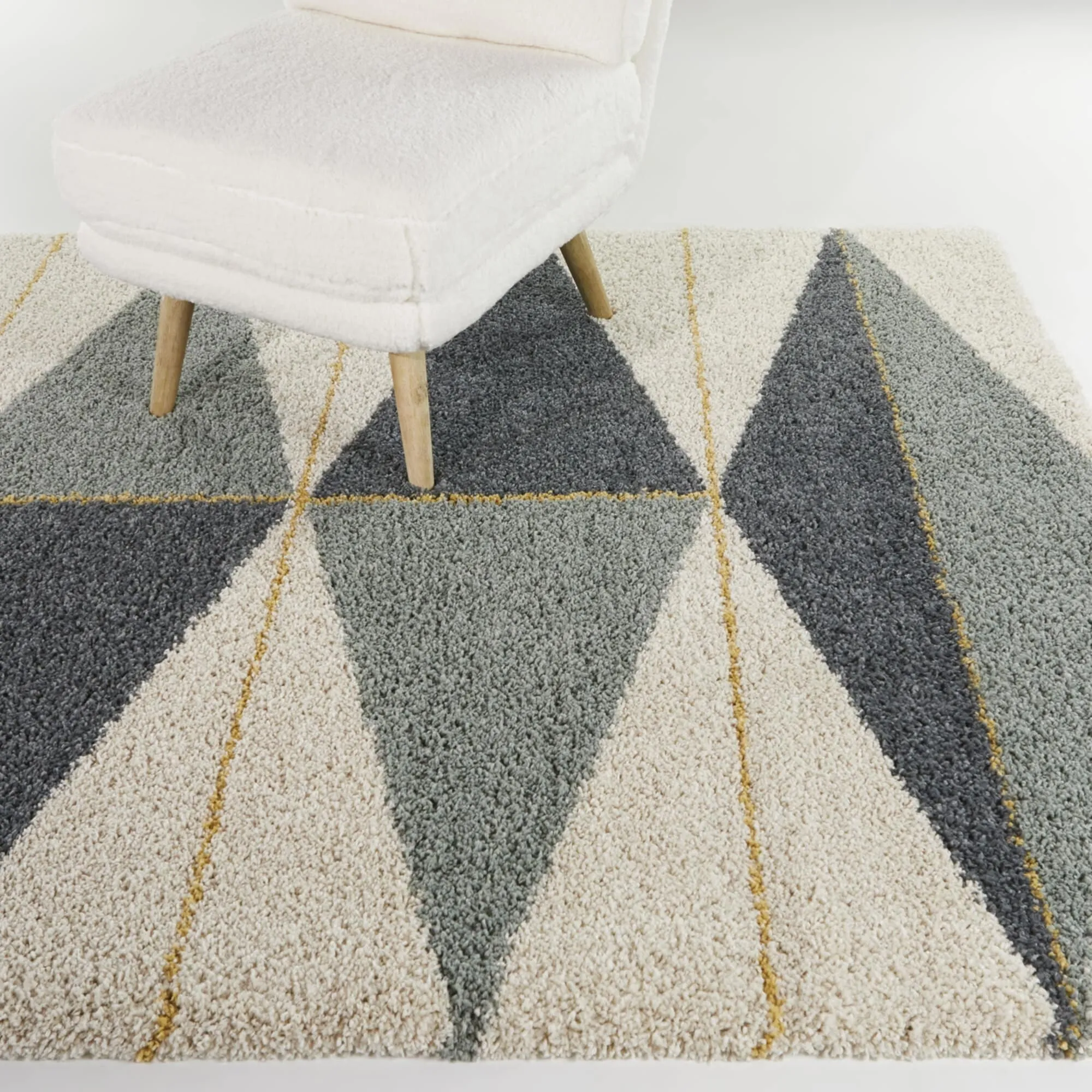 Balta Levine Modern Geometric Shag Area Rug