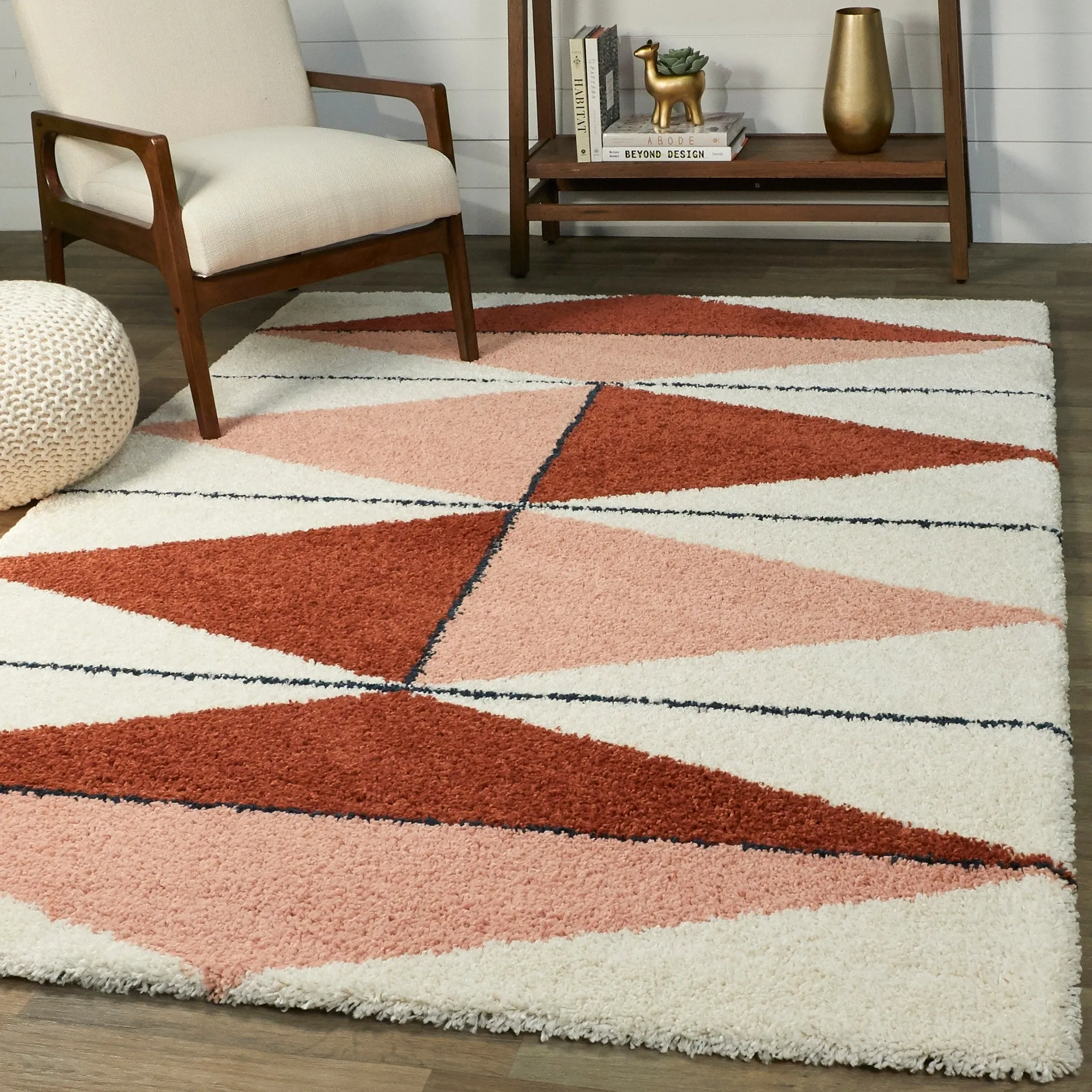 Balta Levine Modern Geometric Shag Area Rug