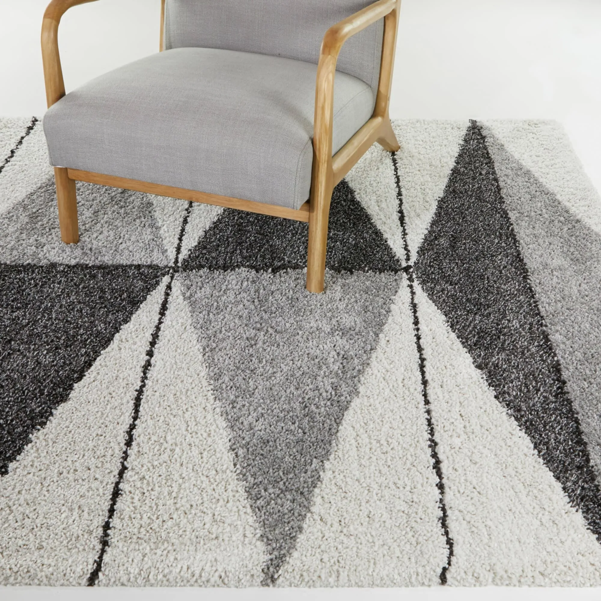 Balta Levine Modern Geometric Shag Area Rug