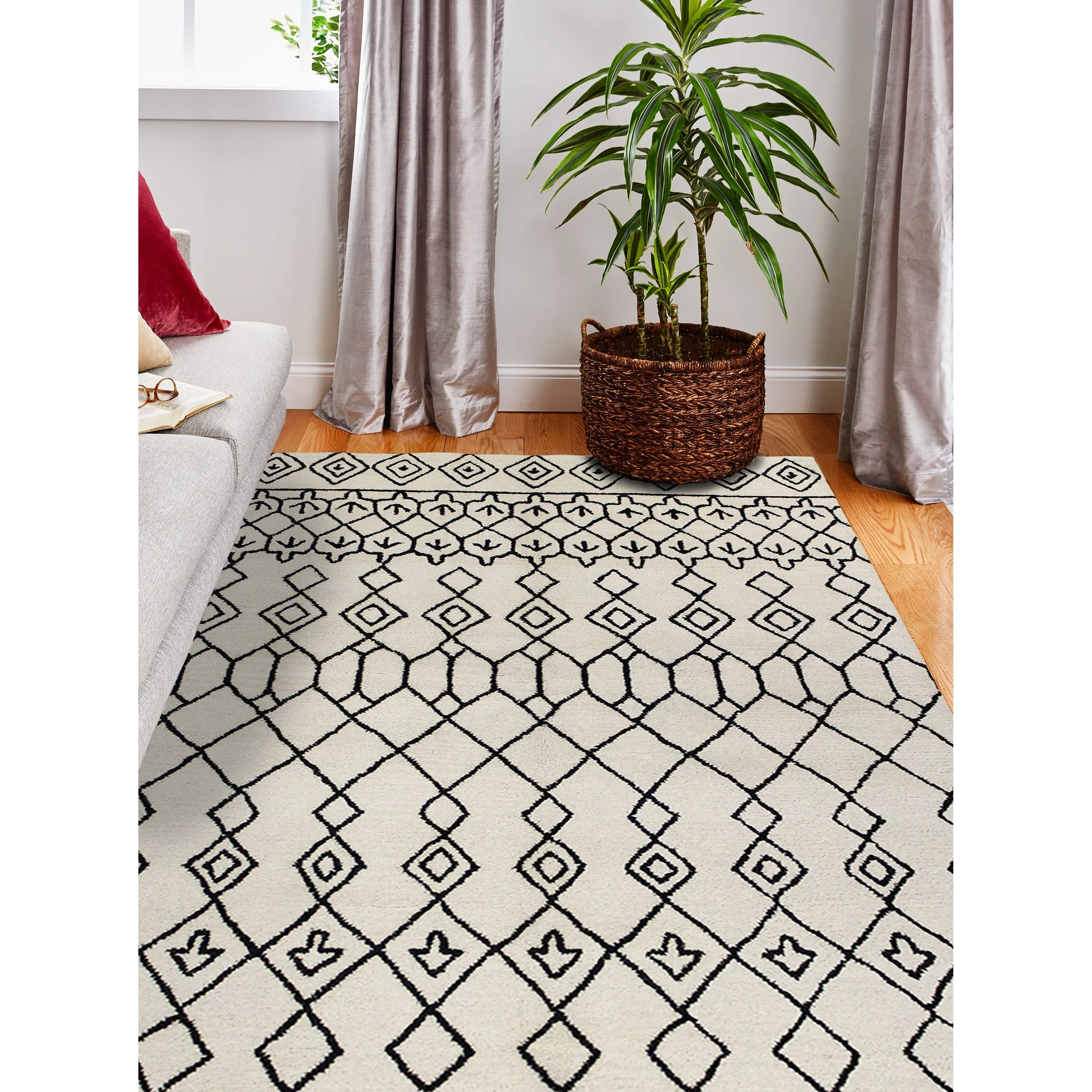 Bashian Avalon Contemporary Hand Tufted Area Rug