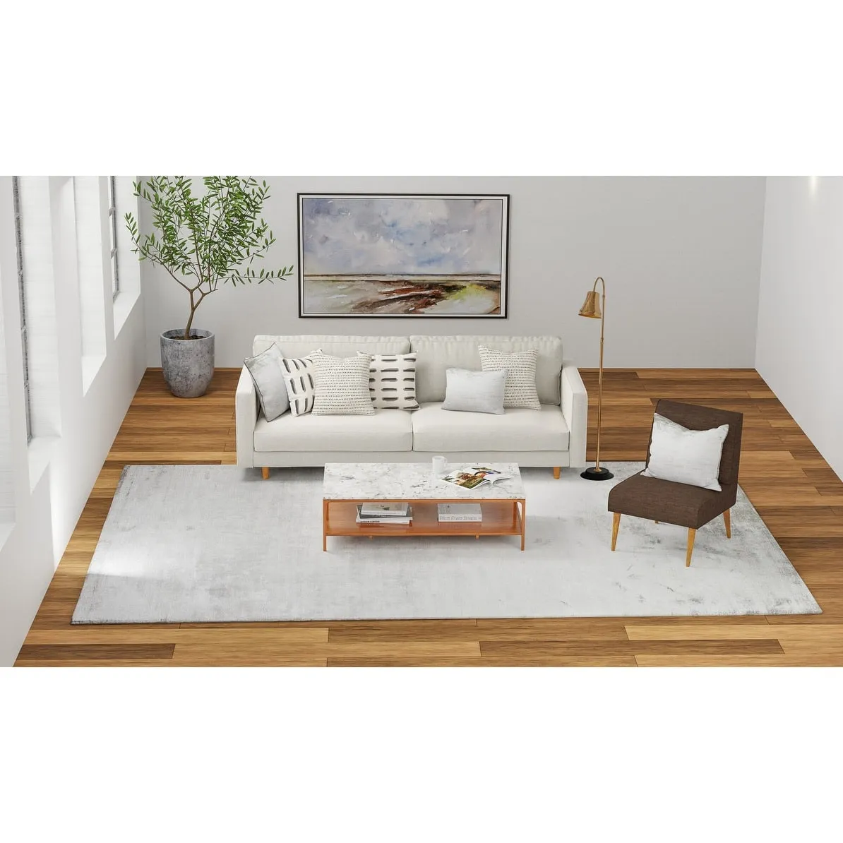 Bashian Calypso Contemporary Hand-loomed Area Rug