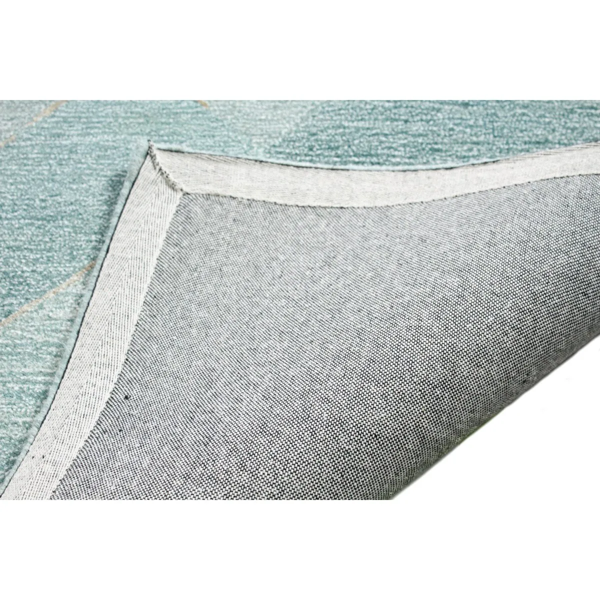 Bashian Malik Aqua Contemporary Area Rug