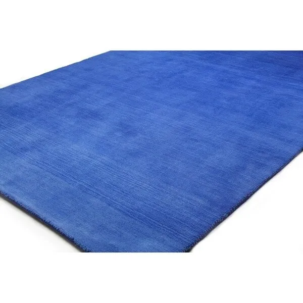 Bashian San Cobalt Hand Loomed Contemporary Area