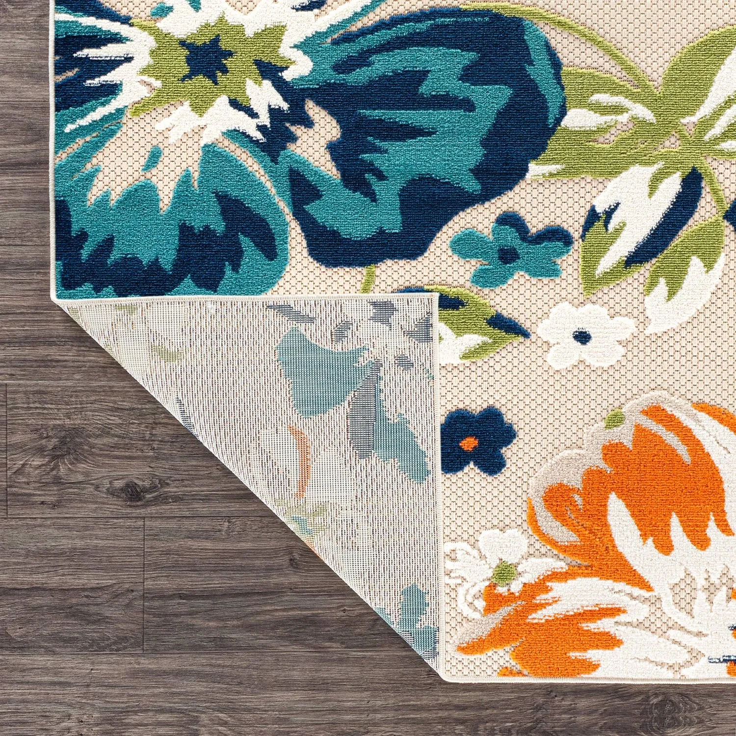 Bergamo Contemporary Floral Indoor/Outdoor Area Rug