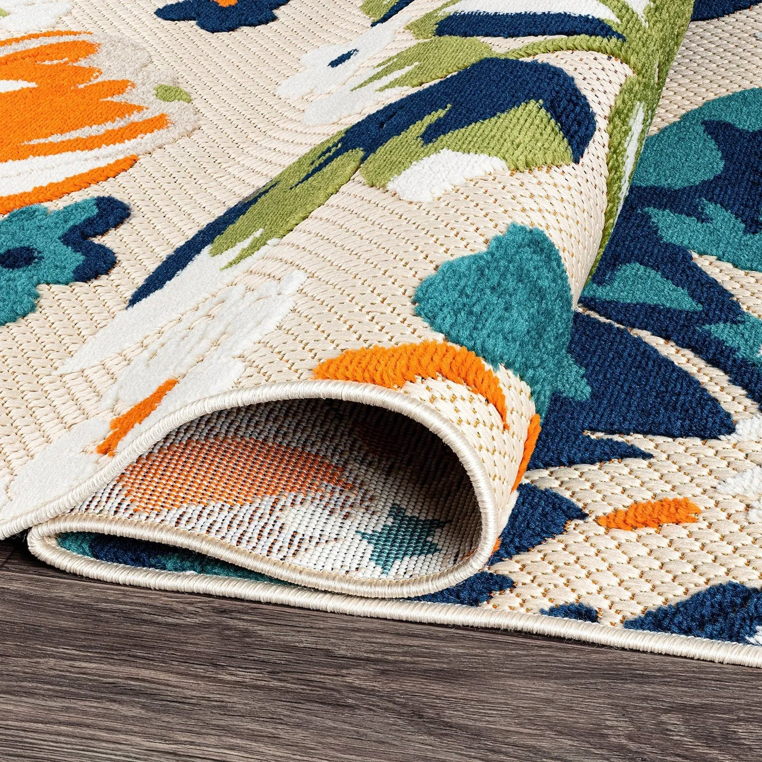 Bergamo Contemporary Floral Indoor/Outdoor Area Rug