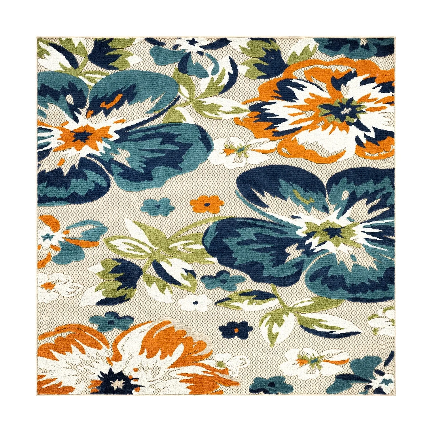 Bergamo Contemporary Floral Indoor/Outdoor Area Rug