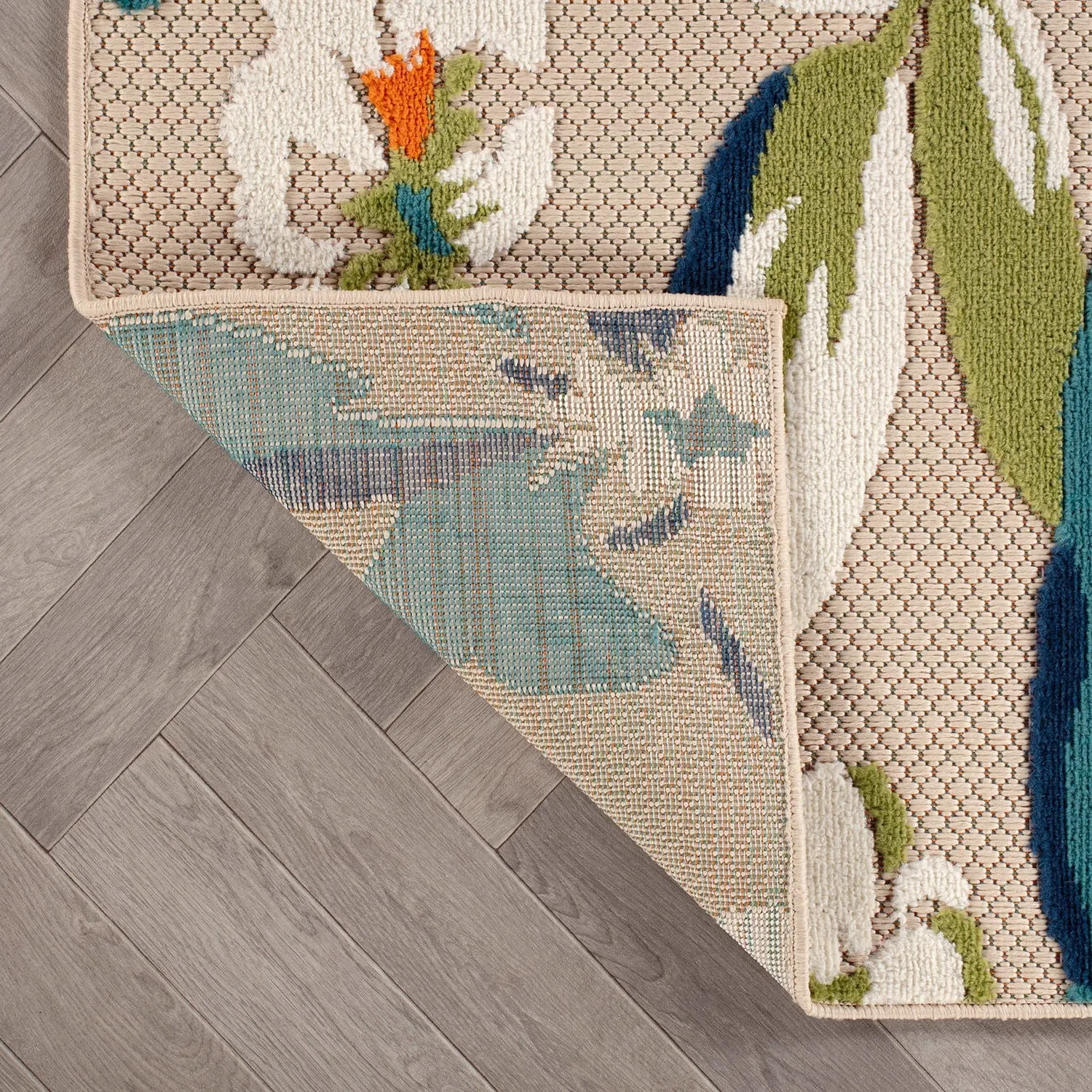 Bergamo Contemporary Floral Indoor/Outdoor Area Rug