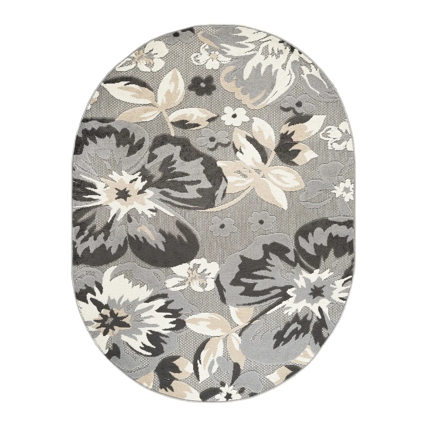 Bergamo Contemporary Floral Indoor/Outdoor Area Rug