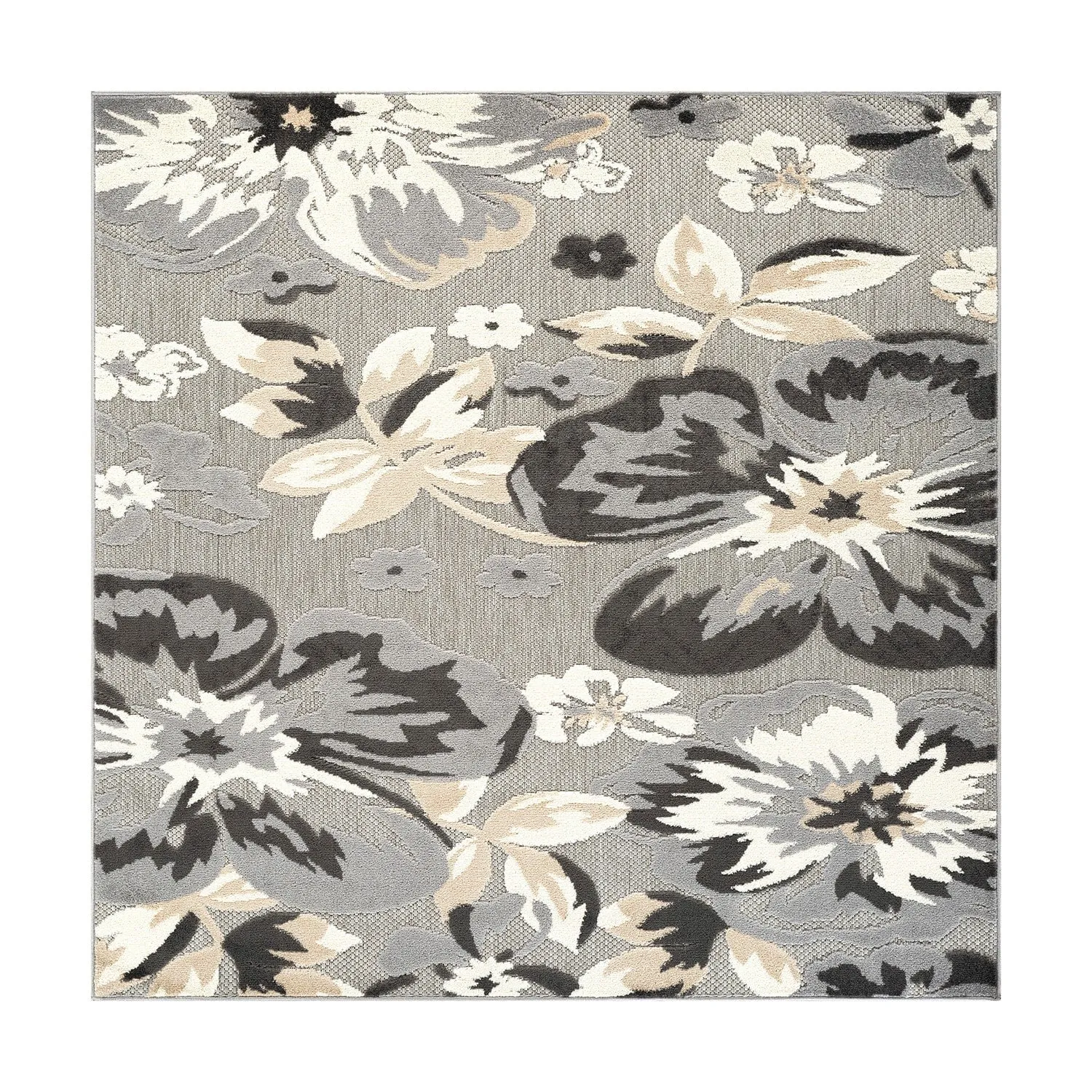 Bergamo Contemporary Floral Indoor/Outdoor Area Rug