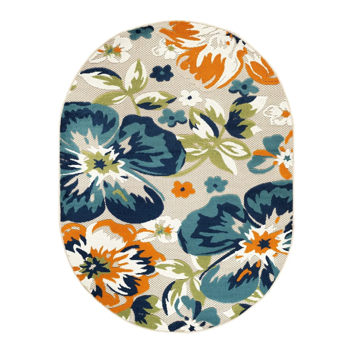 Bergamo Contemporary Floral Indoor/Outdoor Area Rug
