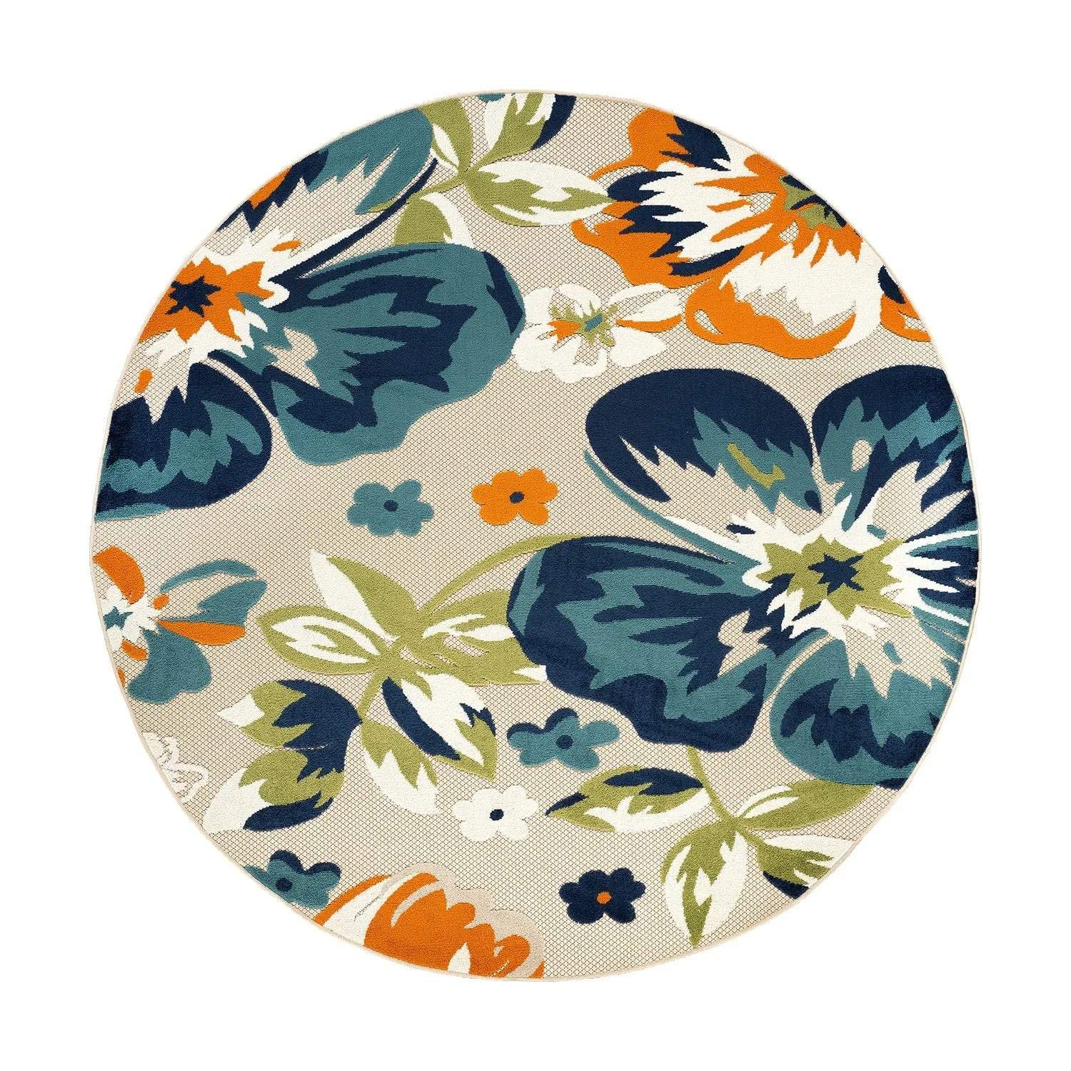 Bergamo Contemporary Floral Indoor/Outdoor Area Rug