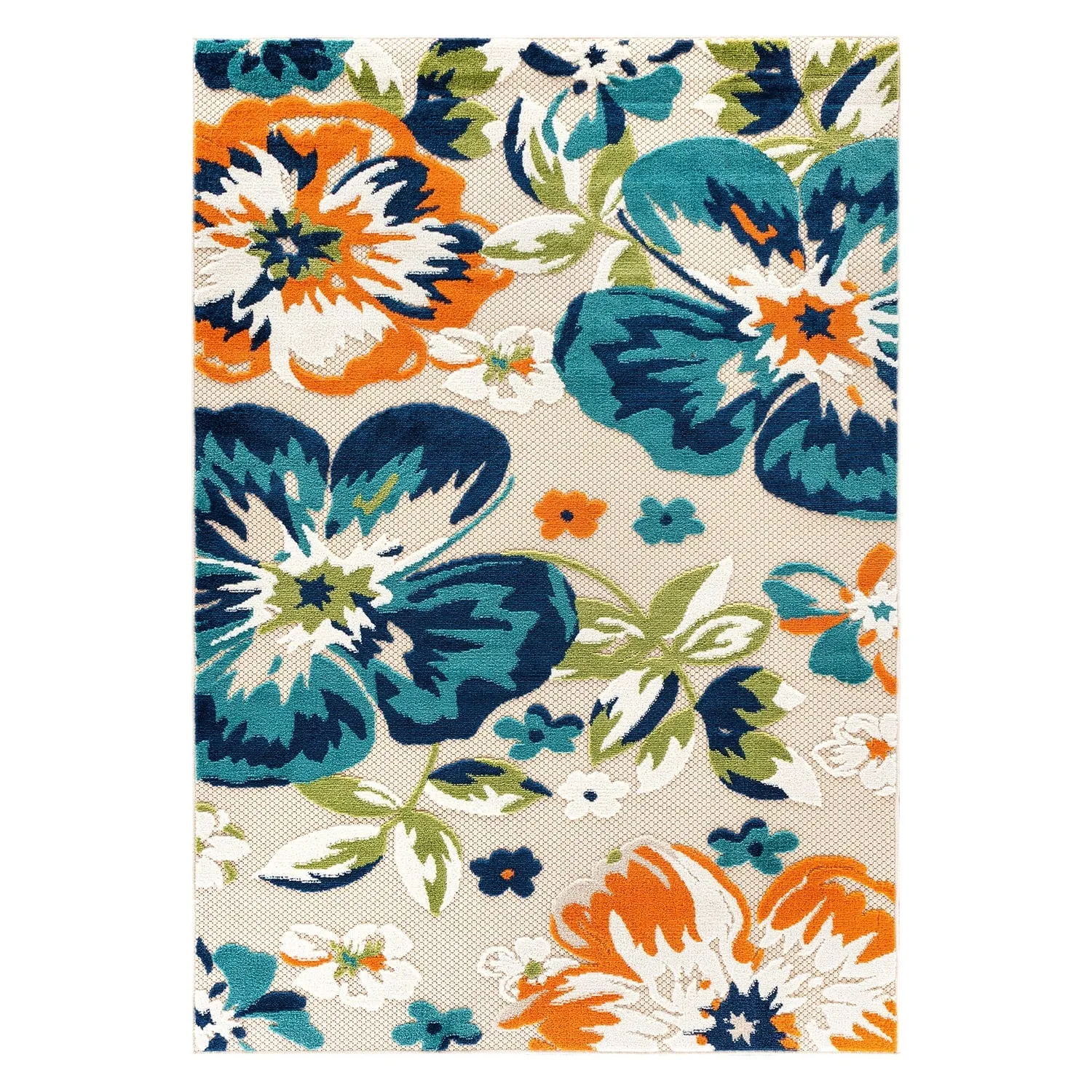 Bergamo Contemporary Floral Indoor/Outdoor Area Rug