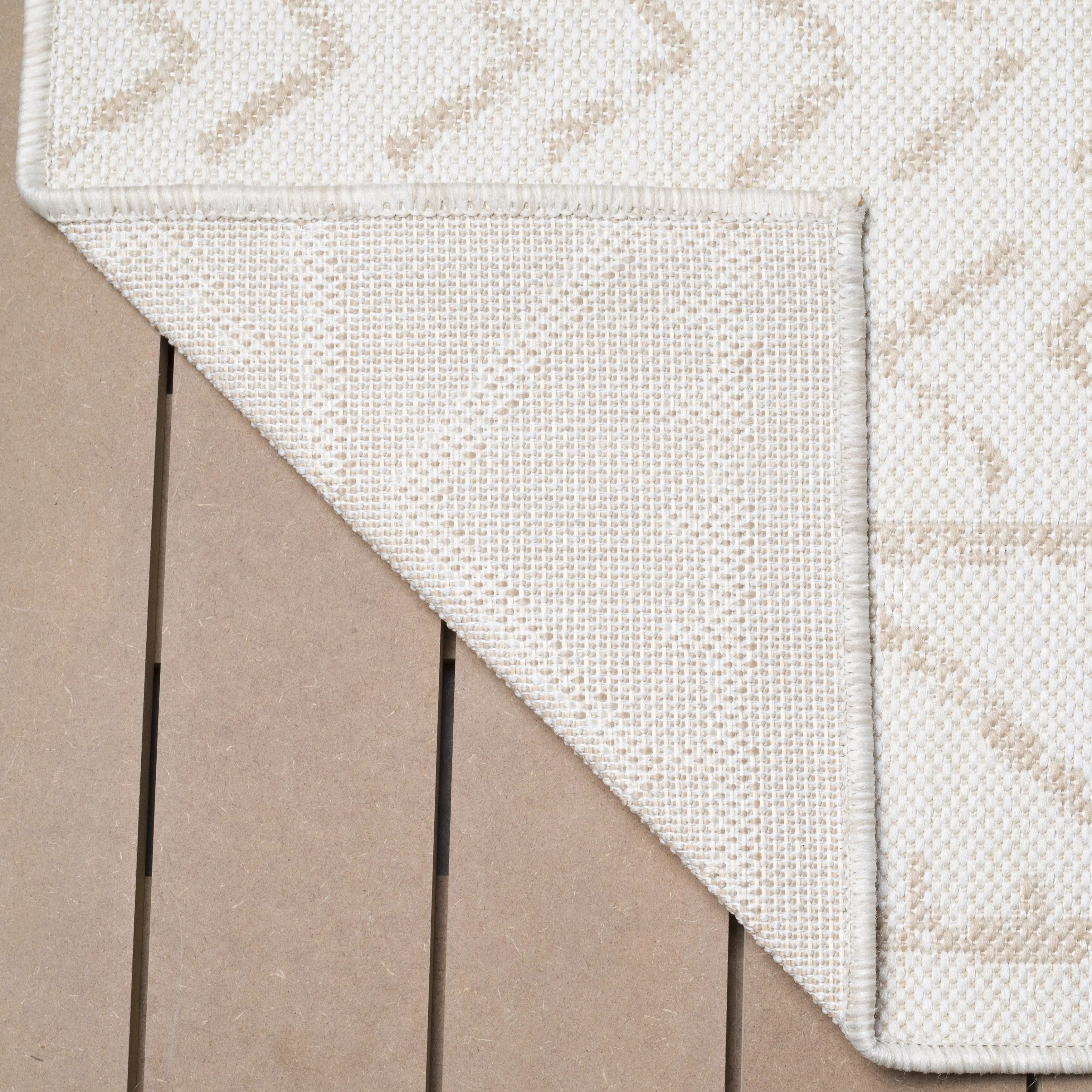 Beverly Rug Beige Trellis Indoor Outdoor Area Rug