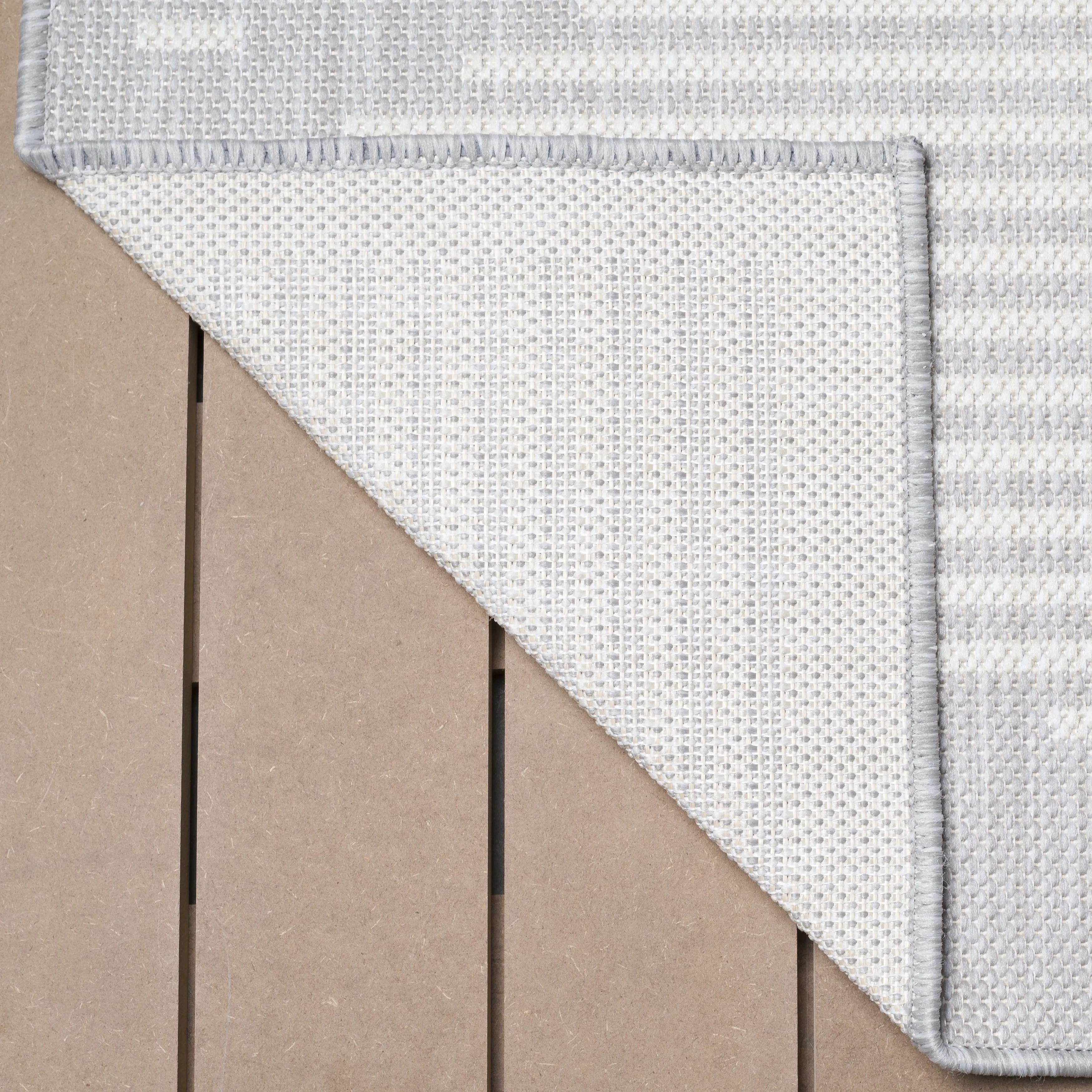 Beverly Rug Grey Geometric Indoor Outdoor Rug. Outside Carpet for Patio. Deck. Porch