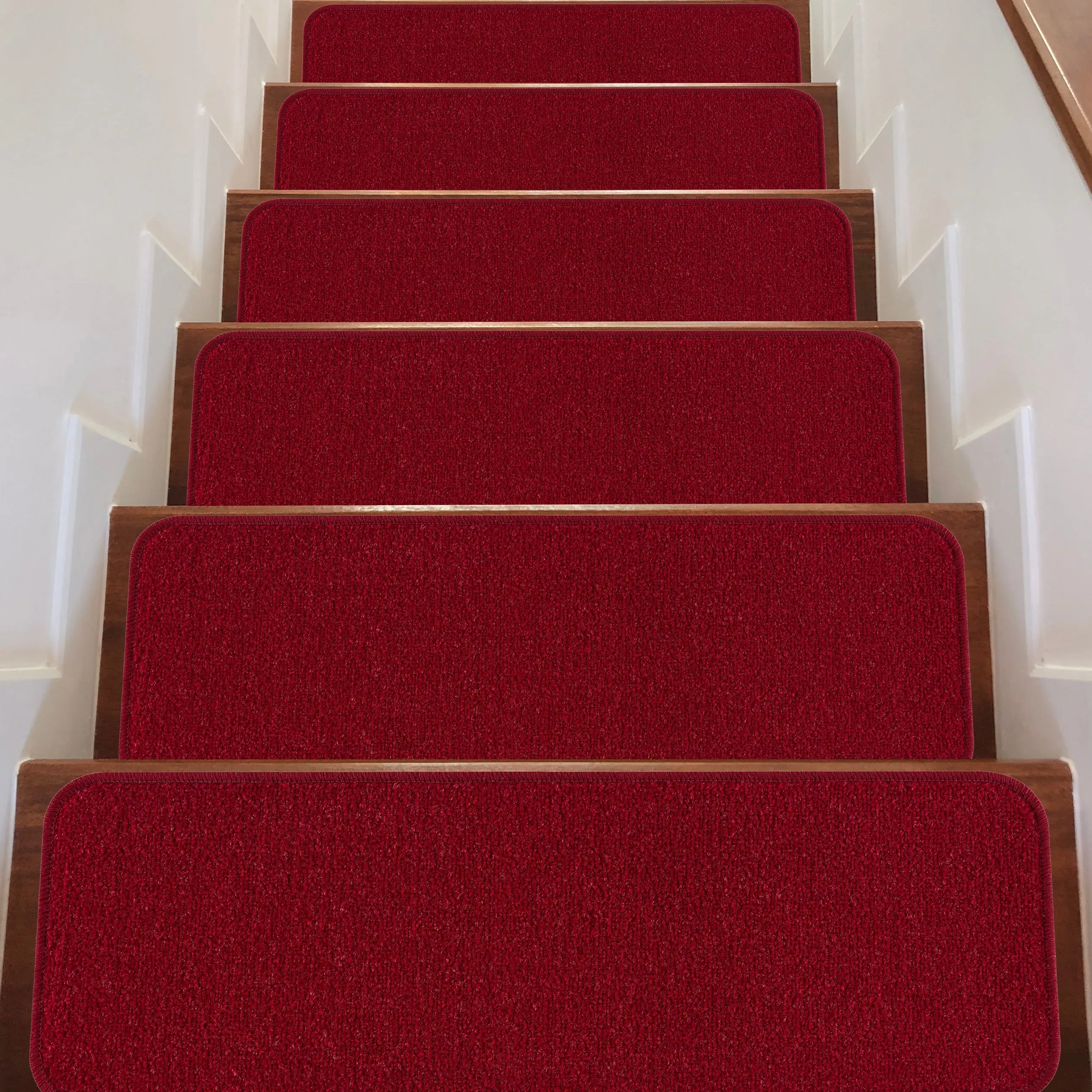 Beverly Rug Indoor Solid Color Non-slip Carpet Stair Treads