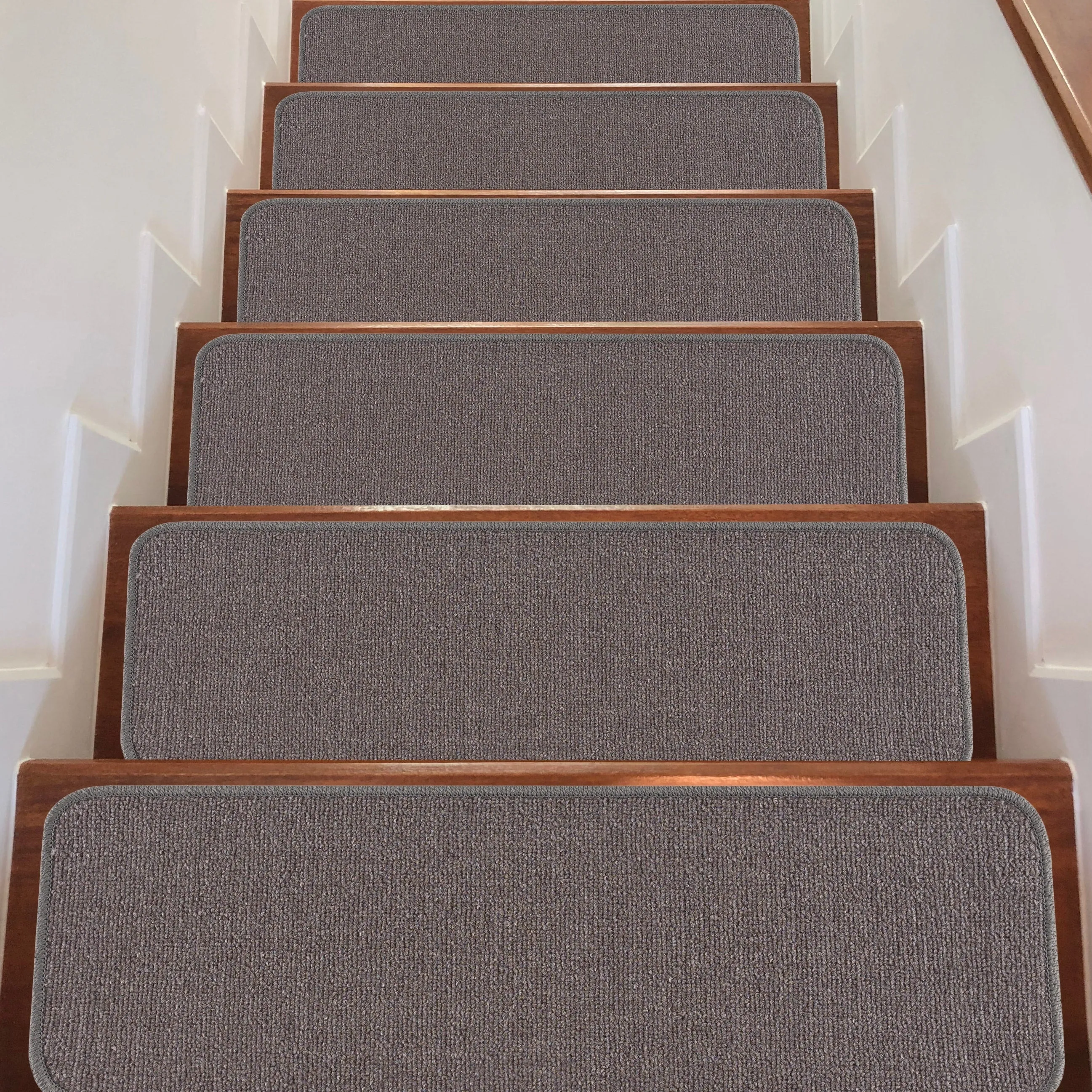 Beverly Rug Indoor Solid Color Non-slip Carpet Stair Treads