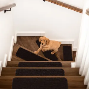 Beverly Rug Non Slip Stair Treads. Matching Landing Rug. Washable Runner Rug for Hallway